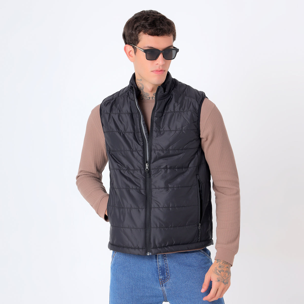 Men's Lightweight Packable Jacket - Water-Repellent (WH200) – Black-thumbmail-8