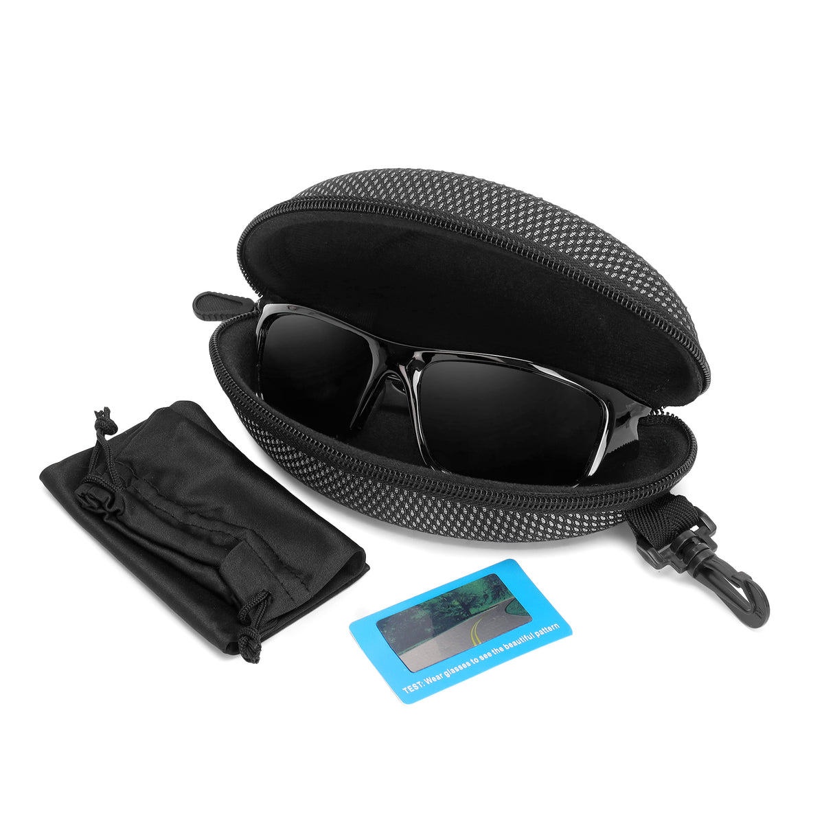 Anti-UV Cat 4 Impact Resistant Hiking Sunglasses – WH1101 – Black-thumbmail-9