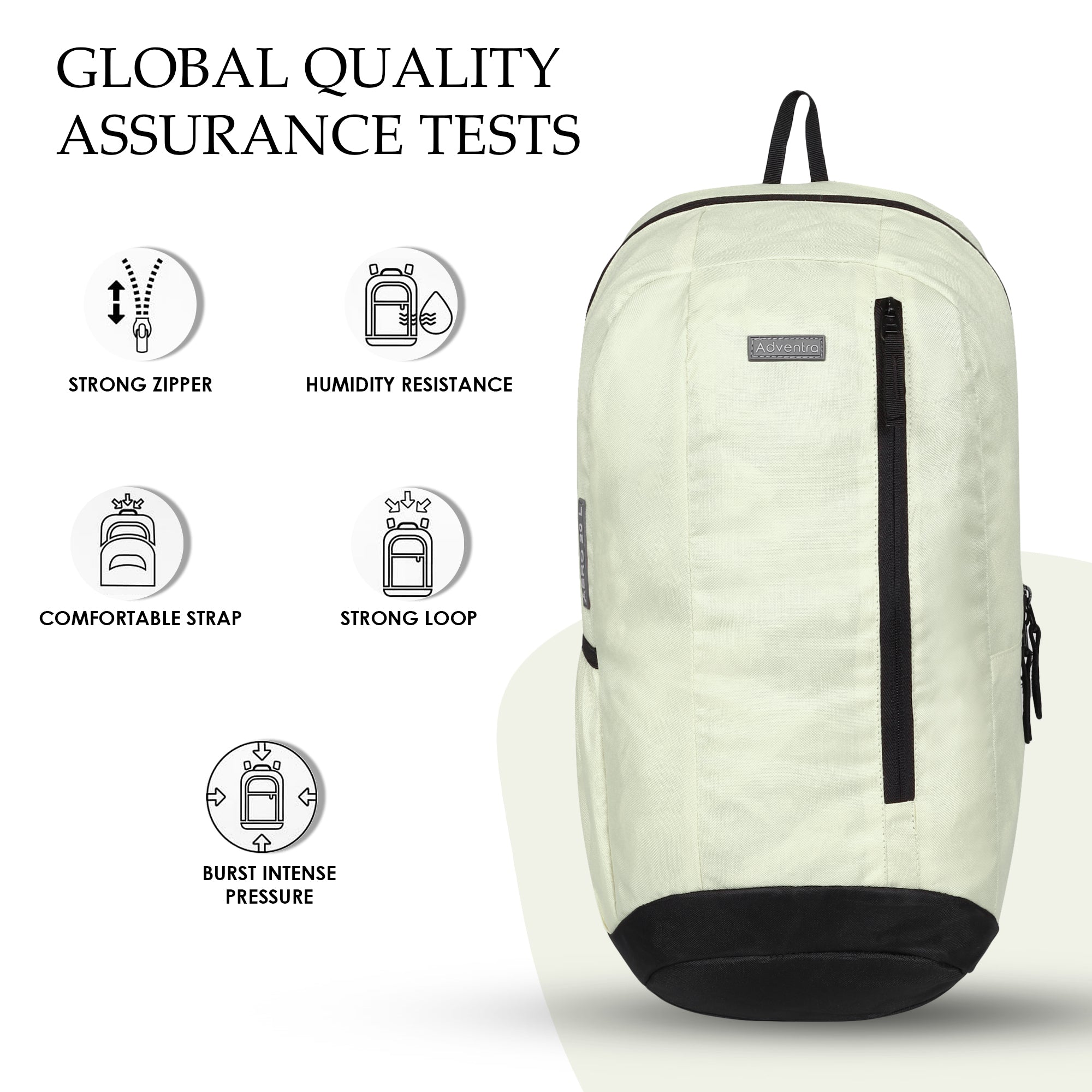 20L Everyday Backpack with Padded Straps - AERO (EH101) Light Green-thumbmail-3