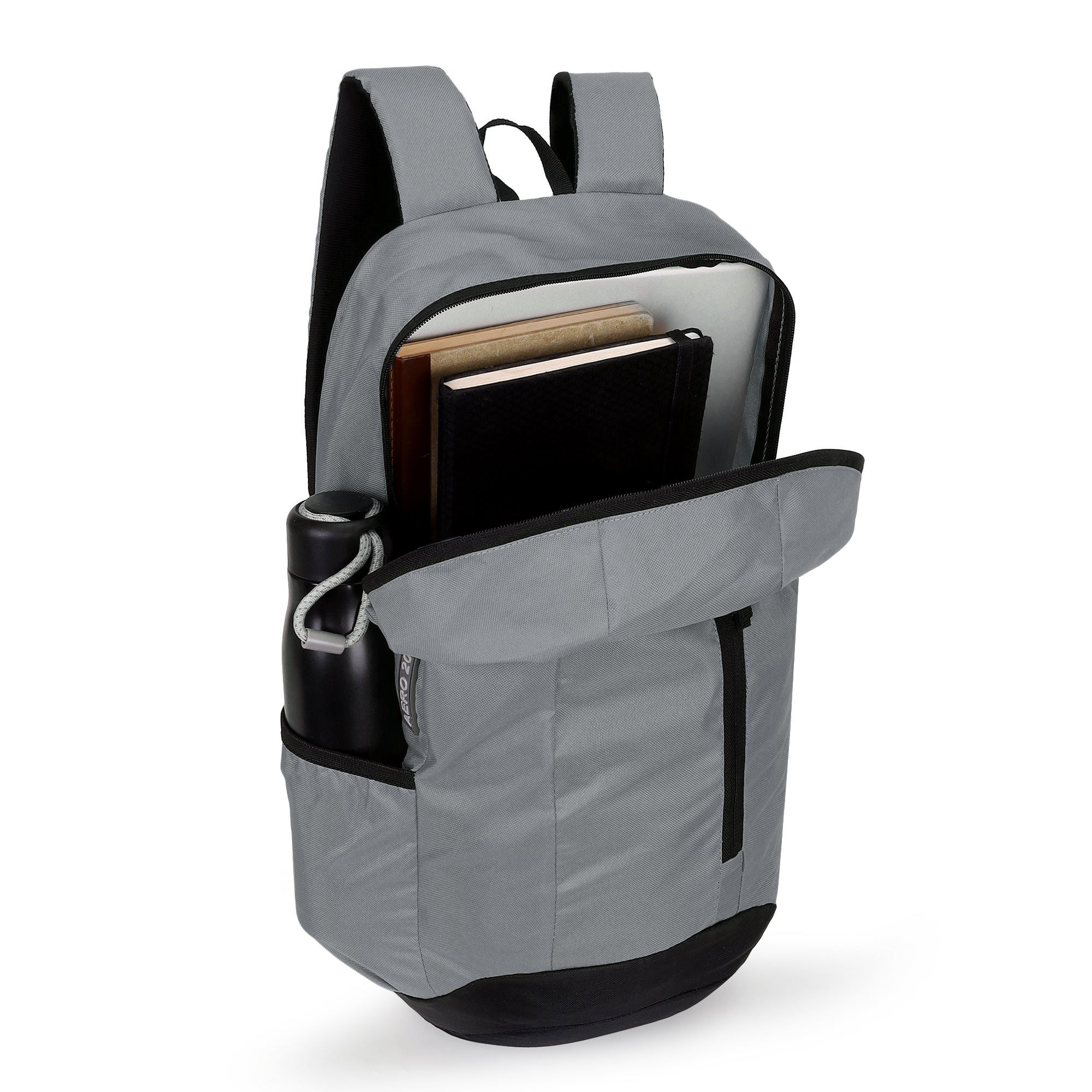 20L Everyday Backpack with Padded Straps - AERO (EH101) Grey-thumbmail-12