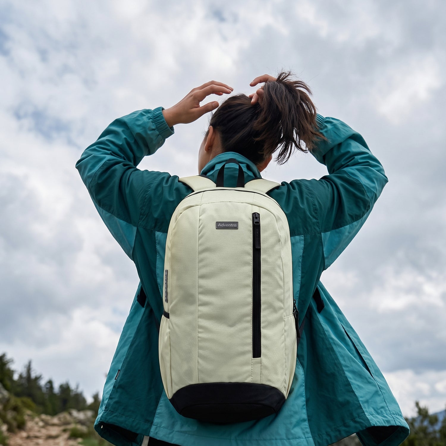 20L Everyday Backpack with Padded Straps - AERO (EH101) Light Green-thumbmail-4