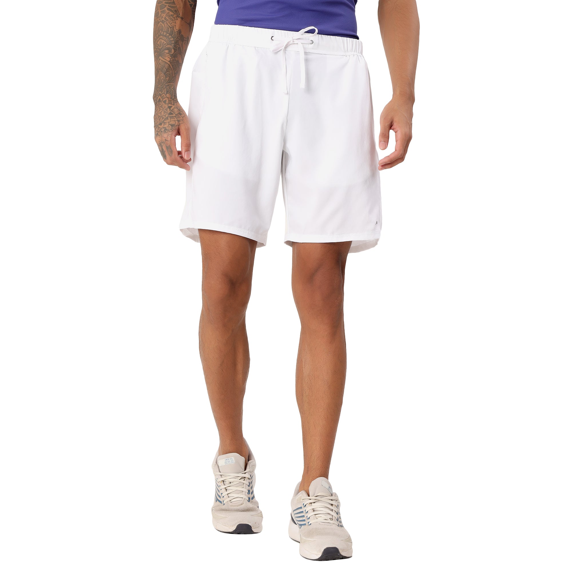 Adventra Running Shorts Lightweight, Quick-Dry | RS1000| White-thumbmail-1