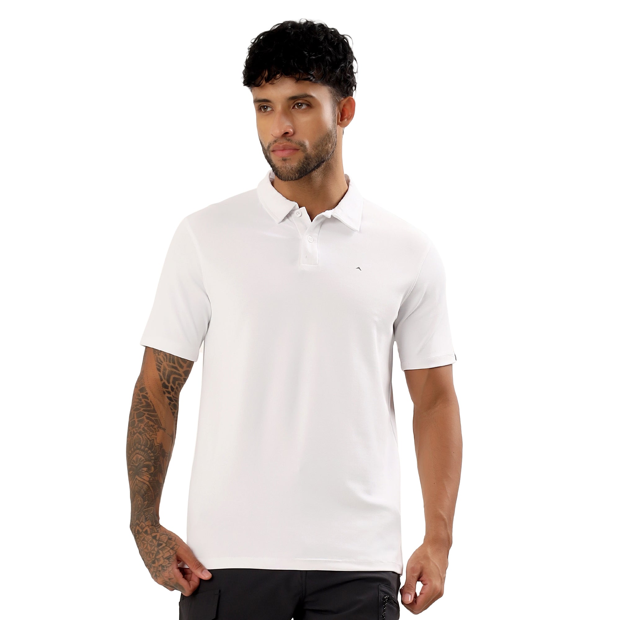 Polo T-Shirt Lightweight, Quick-Dry | ADP102 | White-thumbmail-1