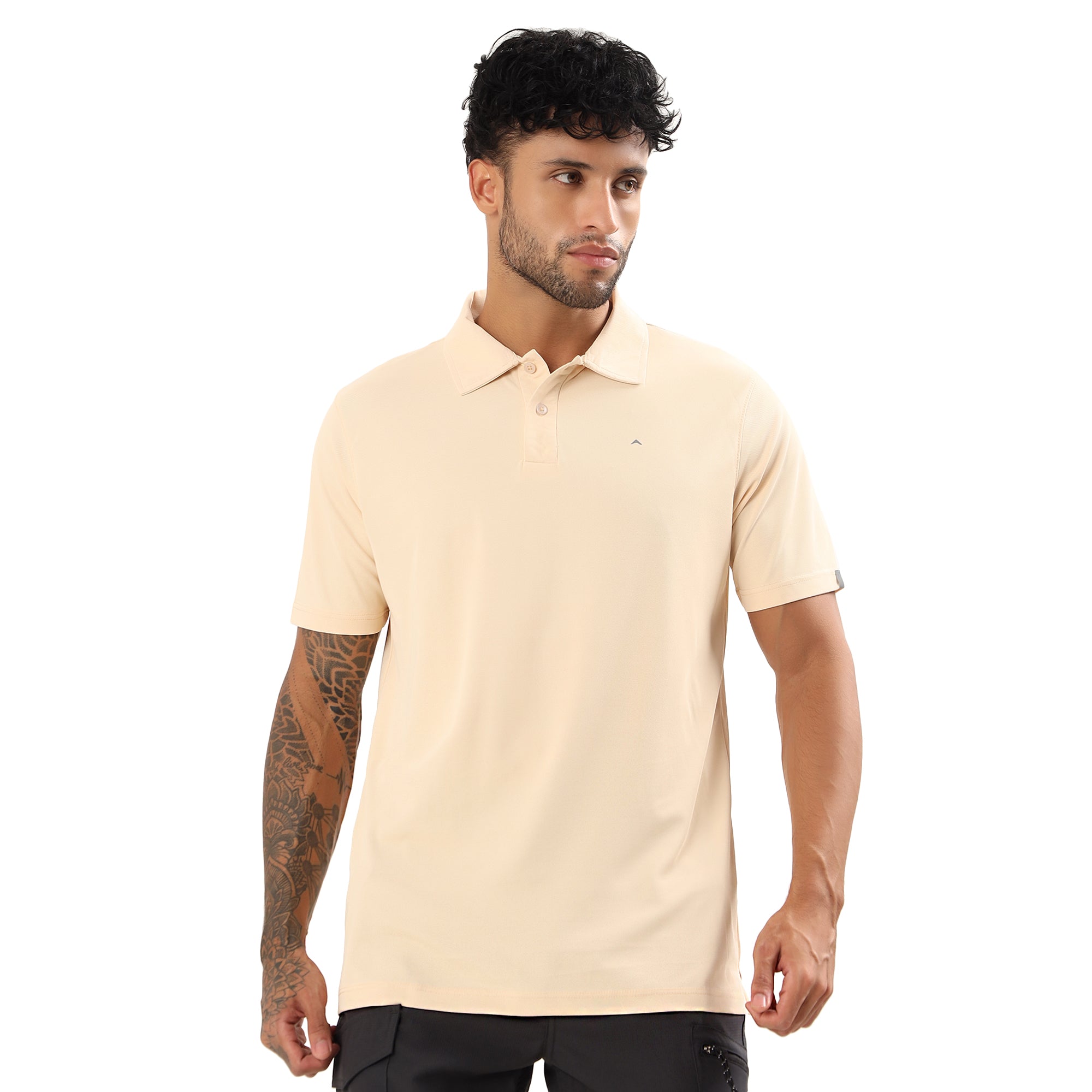 Polo T-Shirt Lightweight, Quick-Dry | ADP101 | Beige-thumbmail-1