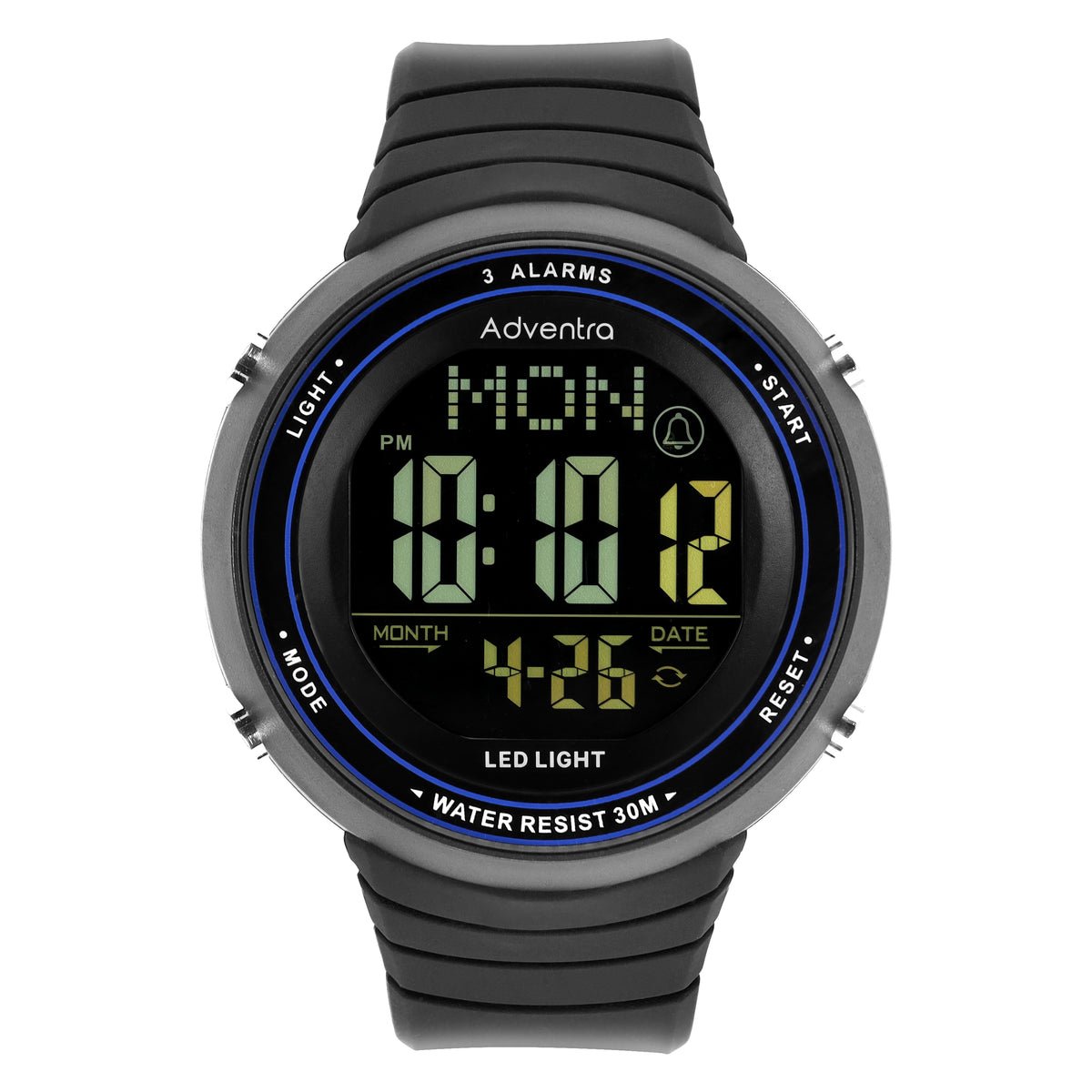 Adventra Outdoor Adventure Digital Sports Watch | Black | ADW100