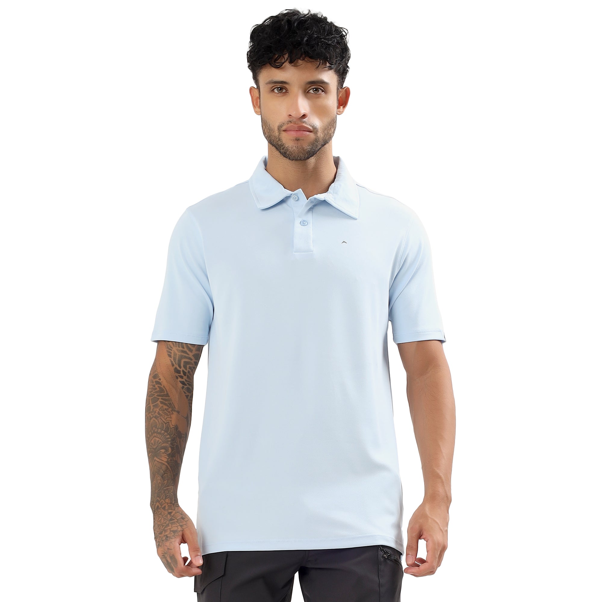Polo T-Shirt Lightweight, Quick-Dry | ADP102 | Light Blue-thumbmail-1