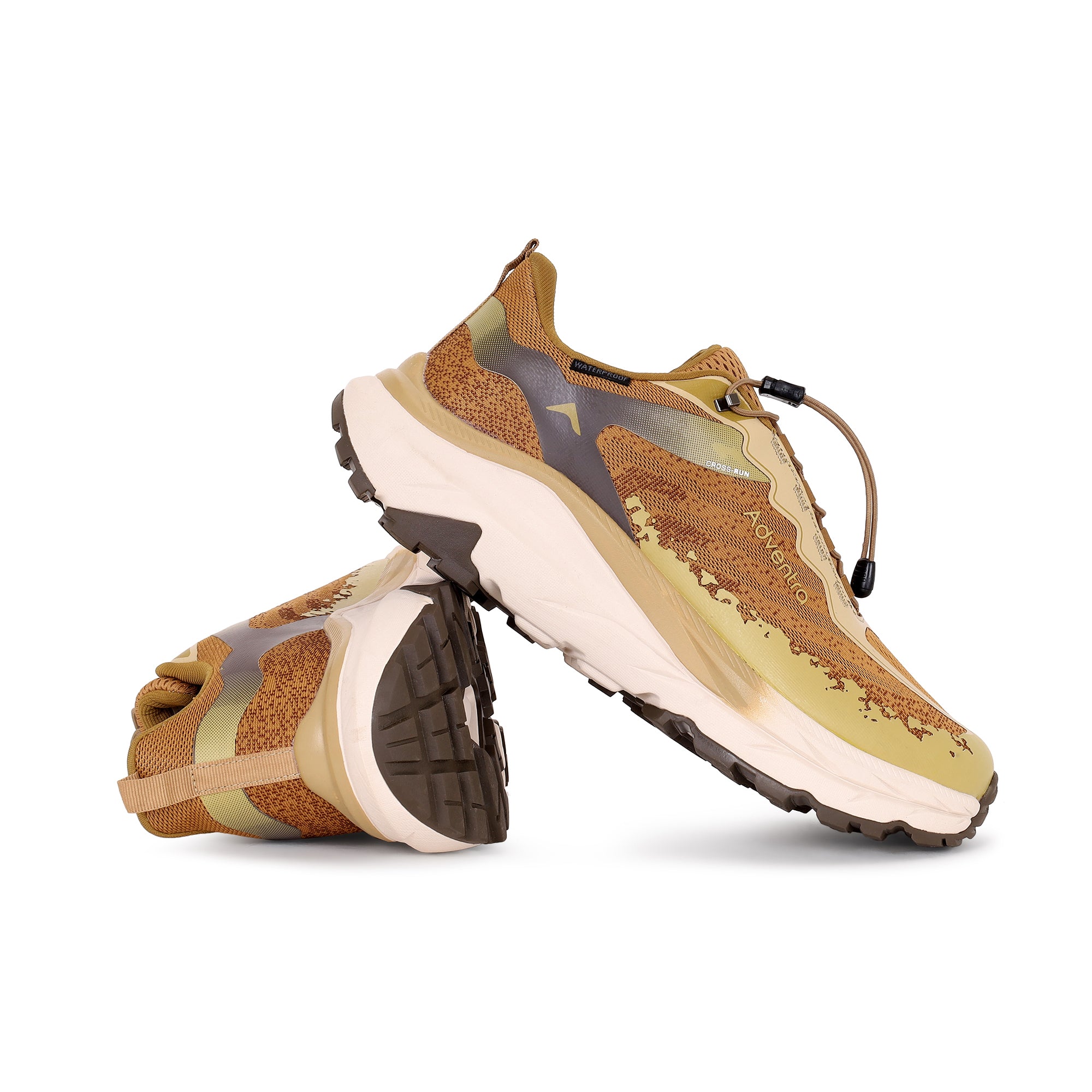 Waterproof Trail Running Ultra Grip Shoes, Quick-Lace (TR2014) – Beige-thumbmail-5