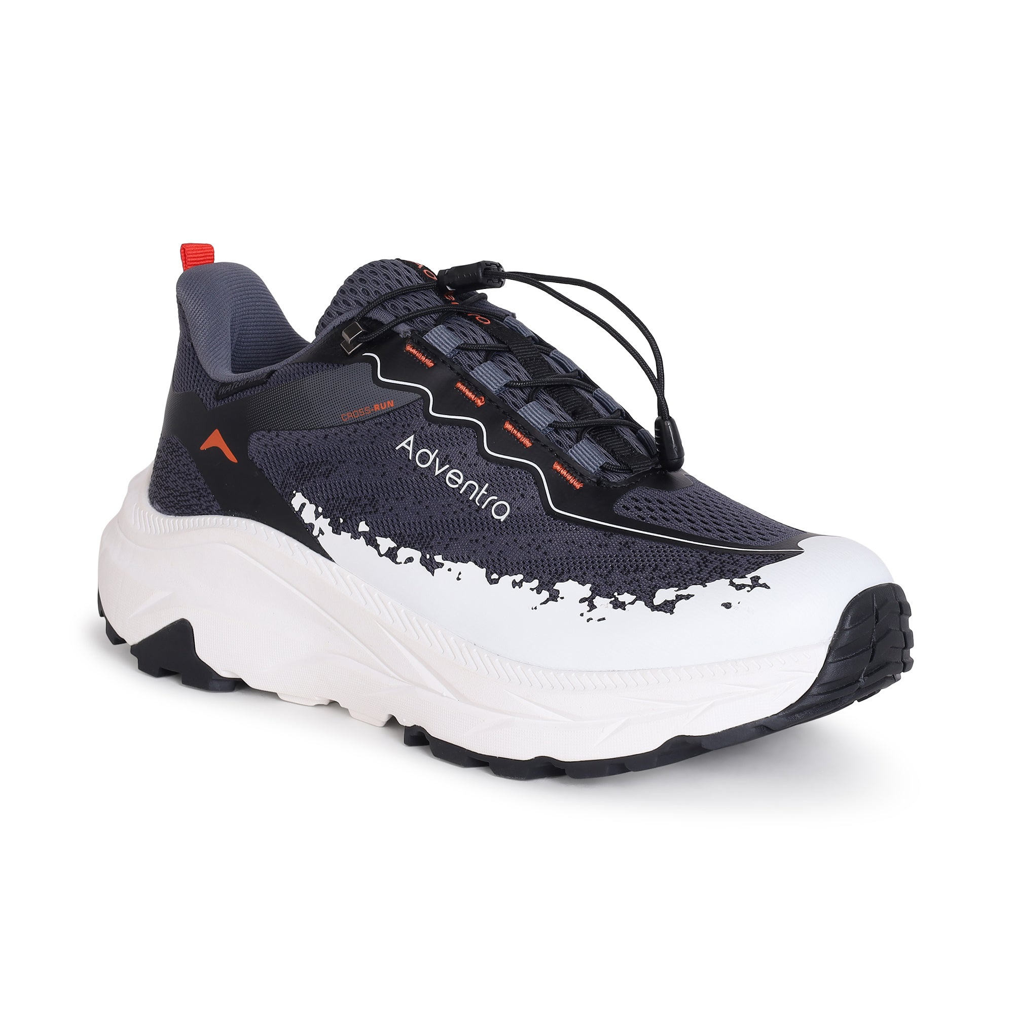 Waterproof Trail Running Ultra Grip Shoes, Quick-Lace (TR2014) – Navy-White-thumbmail-1