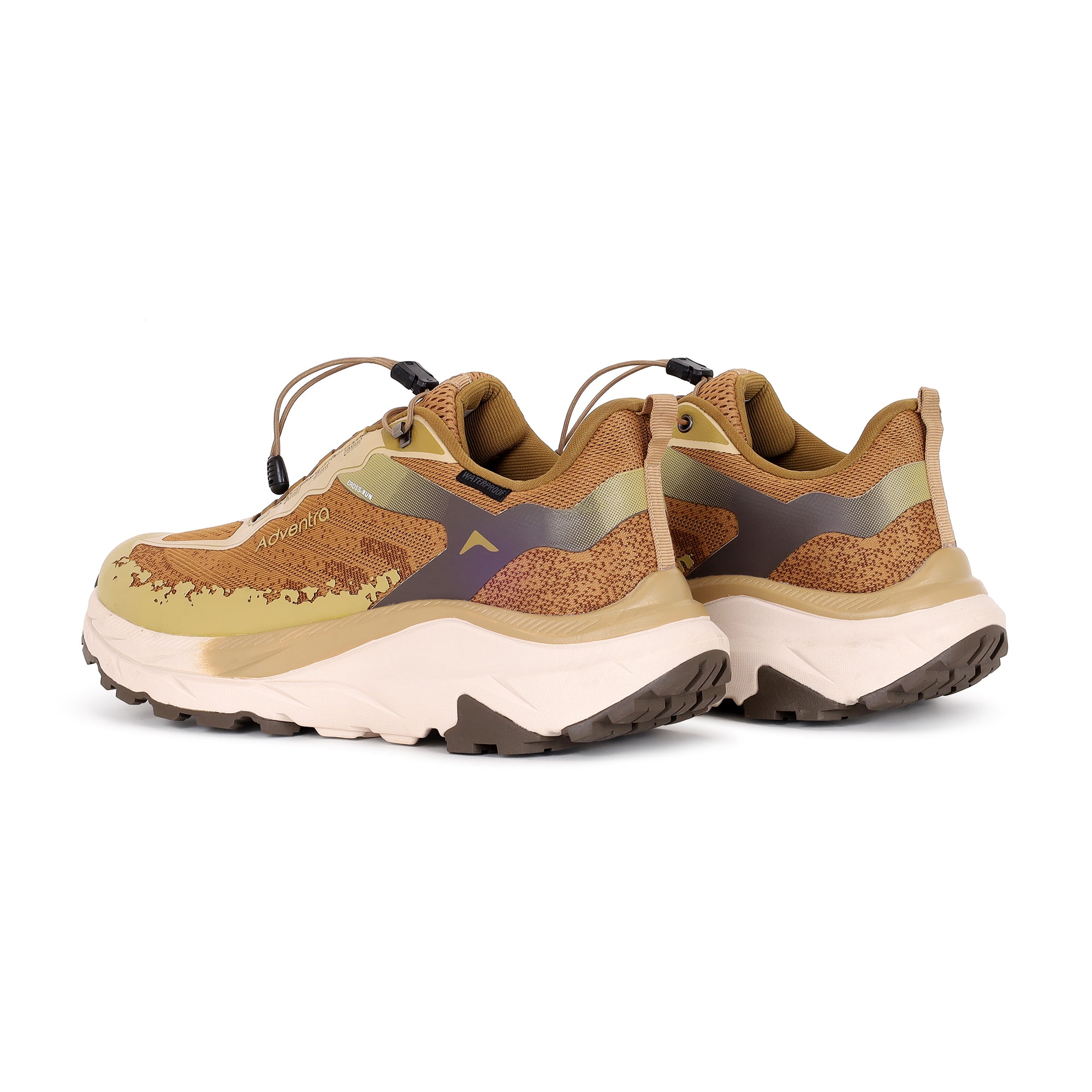 Waterproof Trail Running Ultra Grip Shoes, Quick-Lace (TR2014) – Beige-thumbmail-6