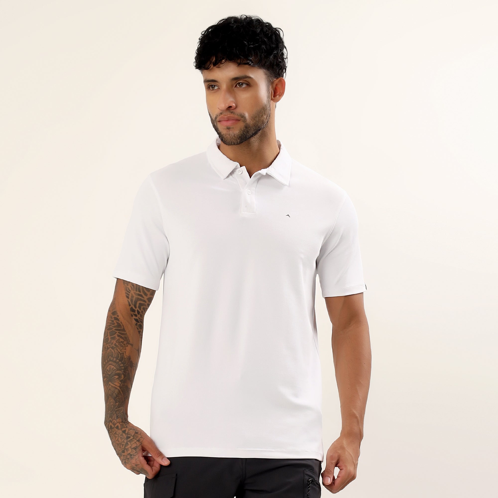 Polo T-Shirt Lightweight, Quick-Dry | ADP102 | White-thumbmail-2