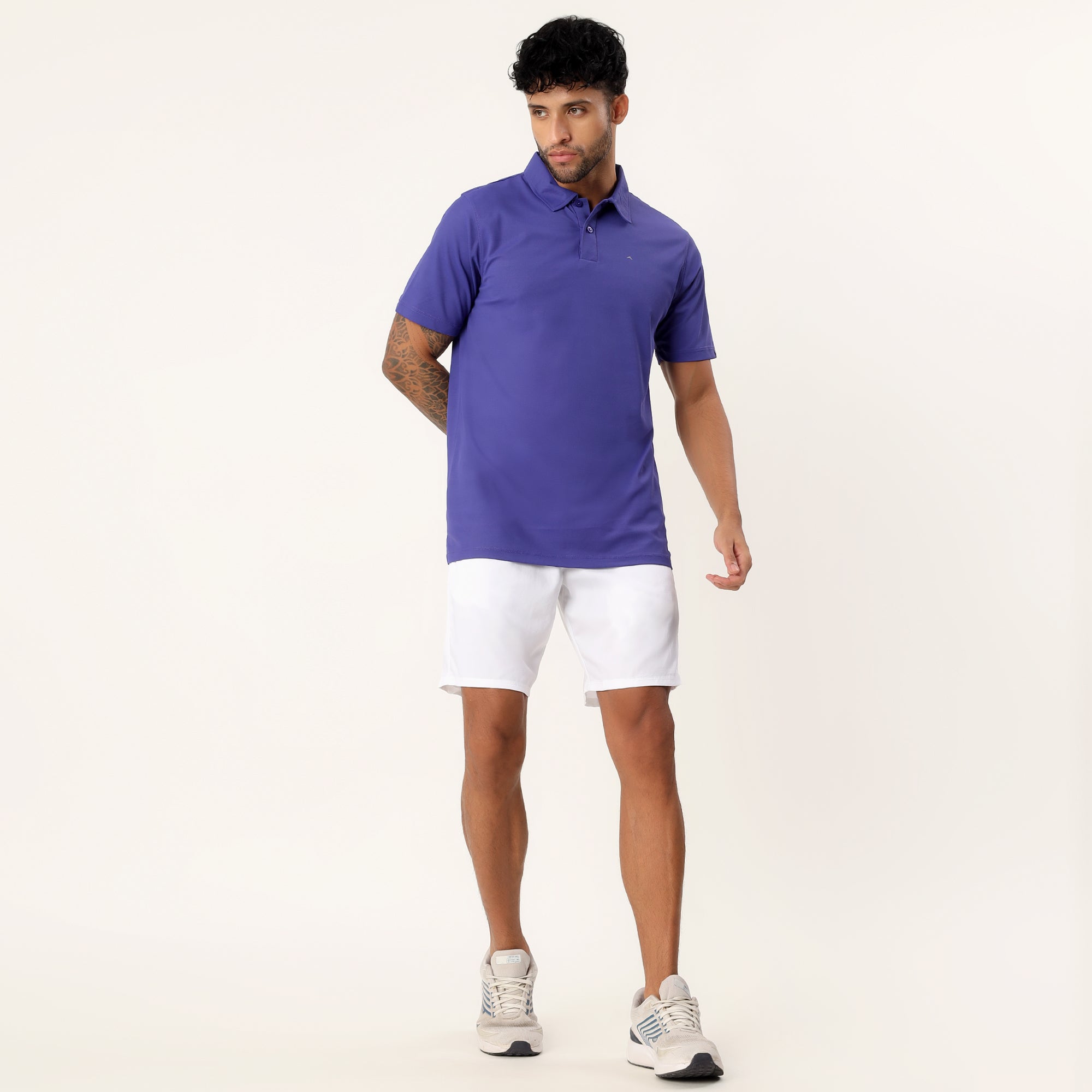 Adventra Running Shorts Lightweight, Quick-Dry | RS1000| White-thumbmail-2