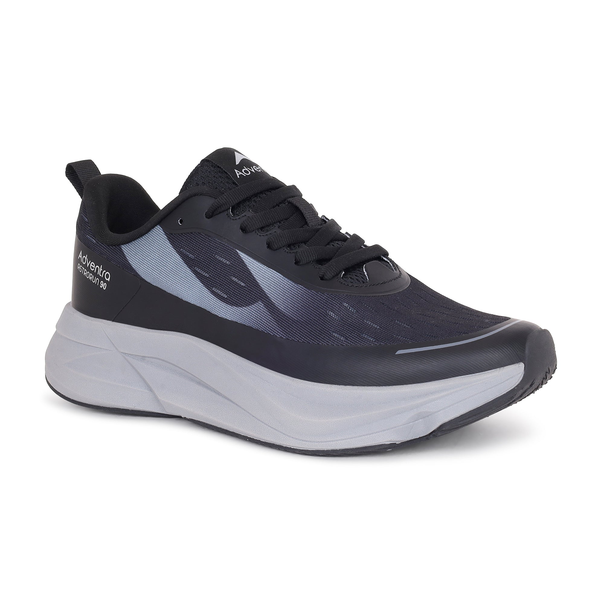 Running Shoes- Lightweight Walking, Sports & Gym Shoes (RR300) – Black-thumbmail-1