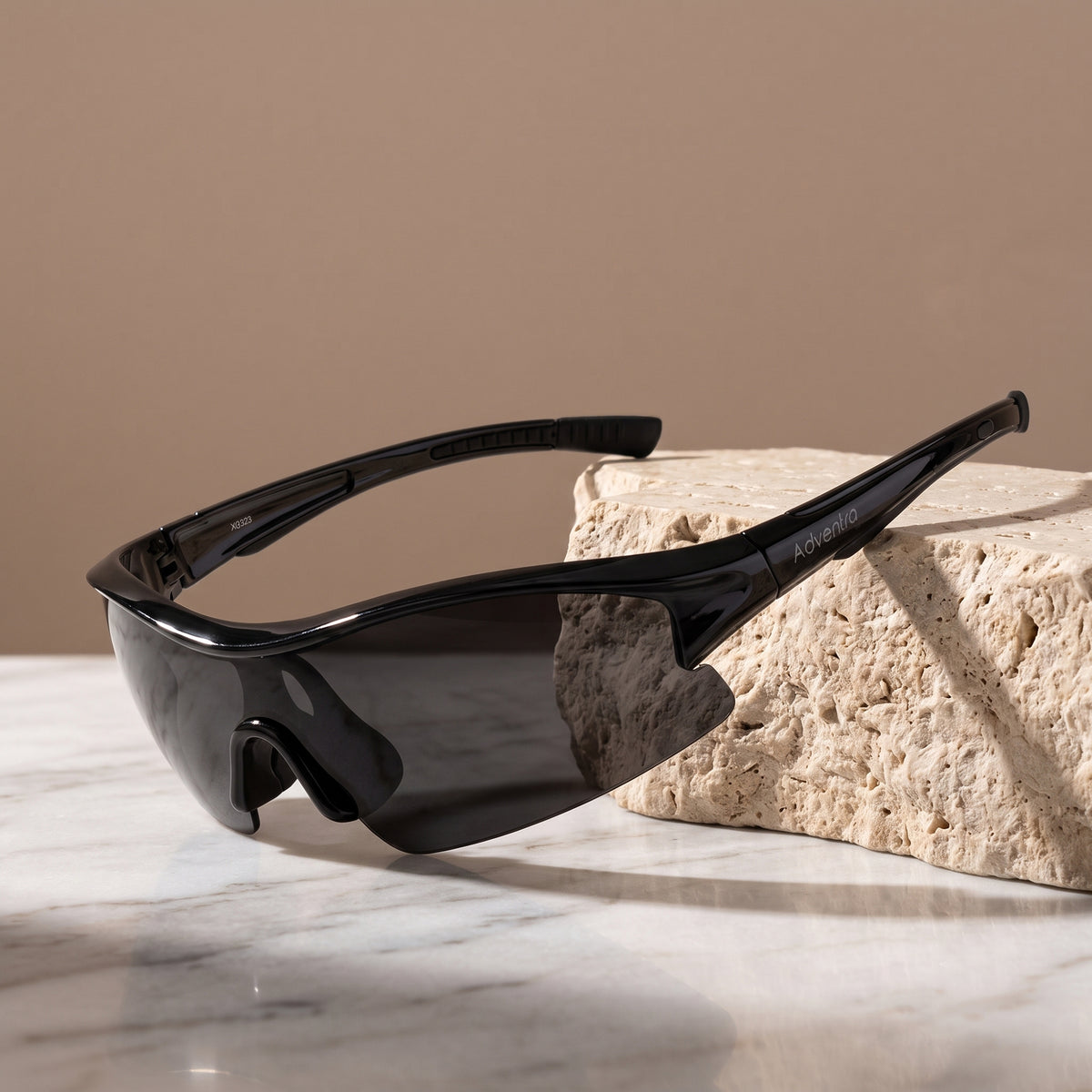 Anti-UV Cat 4 Impact Resistant Sports Sunglasses – WH1111 – Black-thumbmail-3