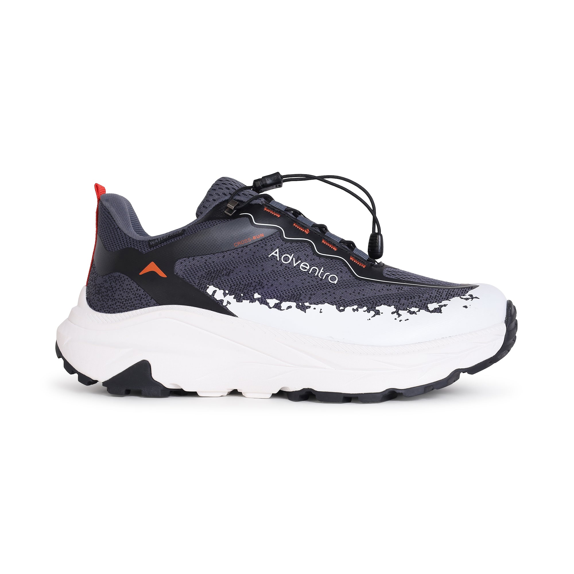 Waterproof Trail Running Ultra Grip Shoes, Quick-Lace (TR2014) – Navy-White-thumbmail-5