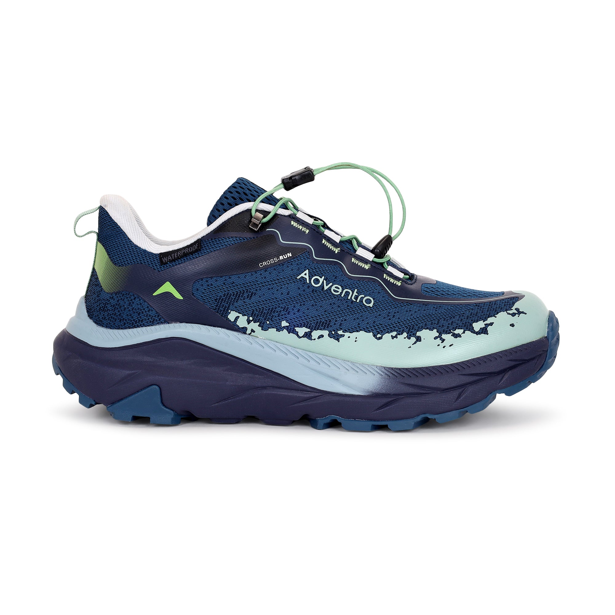 Waterproof Trail Running Ultra Grip Shoes, Quick-Lace (TR2014) – Blue-Green-thumbmail-5