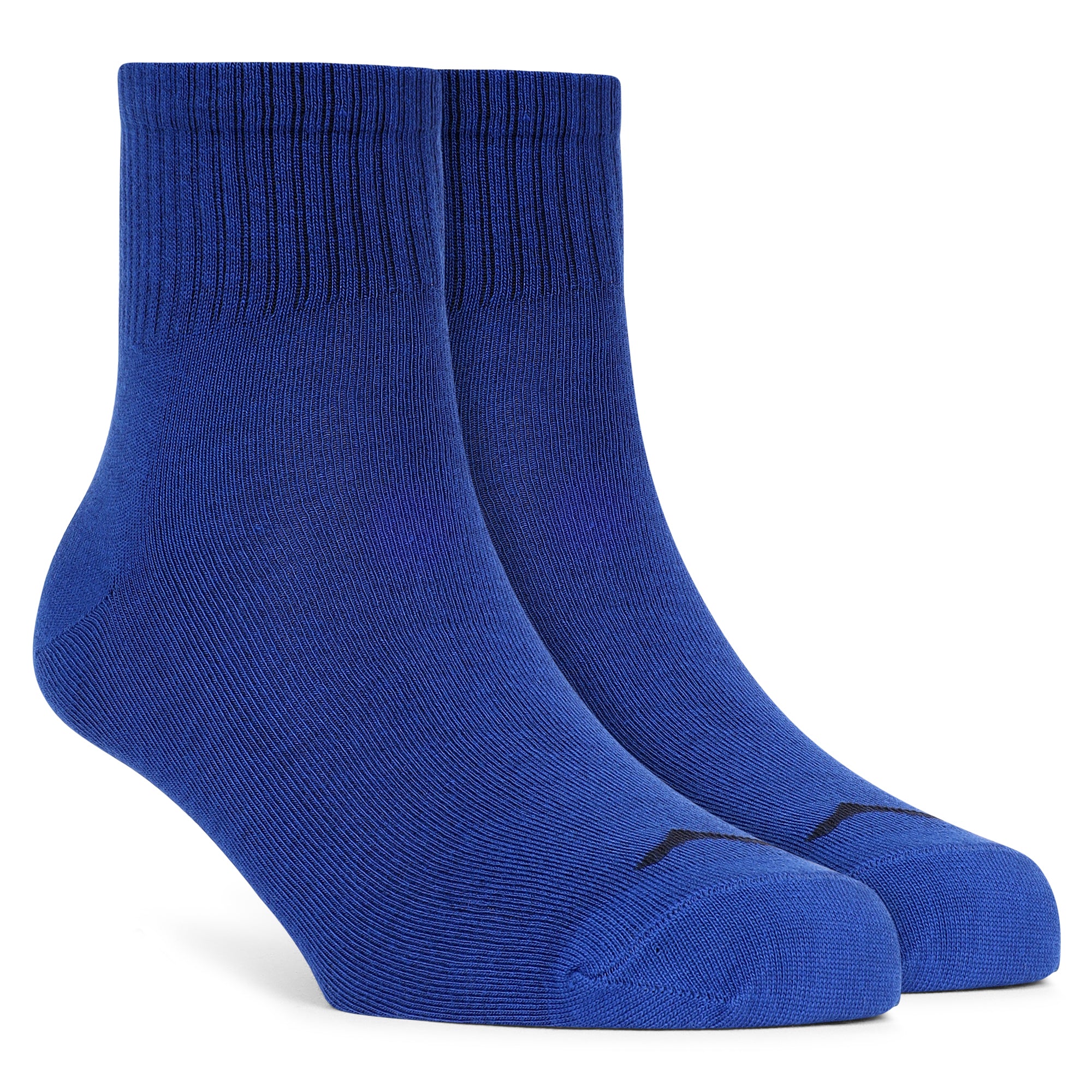 Mid Ankle Cotton Socks - Pack of 2 (BS500) - Blue-Black-thumbmail-4