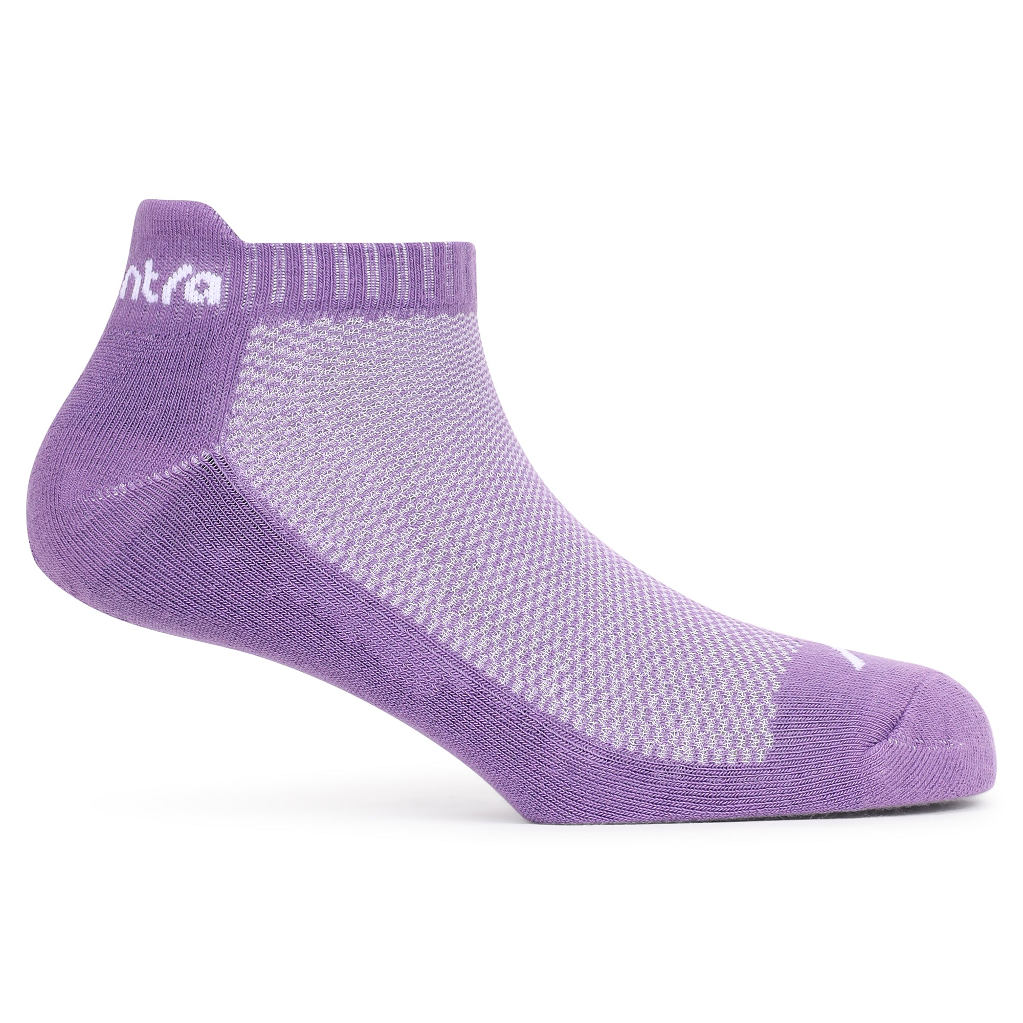Low Ankle Cotton Socks for women – Pack of 2 (ES300) – White and Purple-thumbmail-6