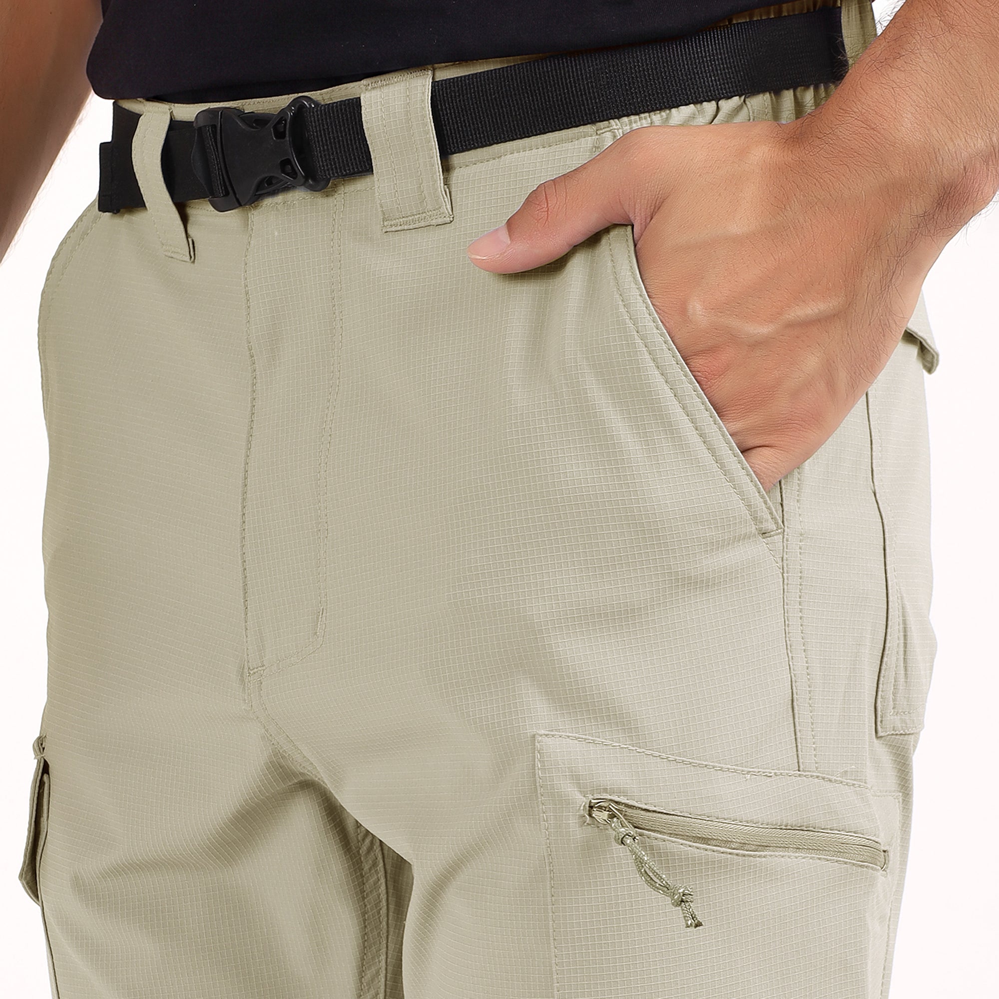 Convertible Cargo Pant Lightweight, Multi-Pocket | AS1000 | Beige-thumbmail-4
