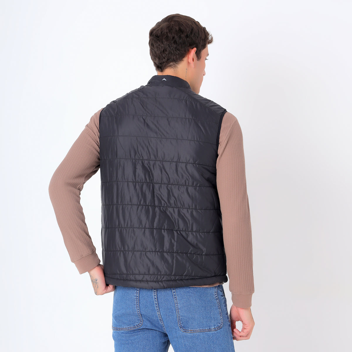 Men's Lightweight Packable Jacket - Water-Repellent (WH200) – Black-thumbmail-2