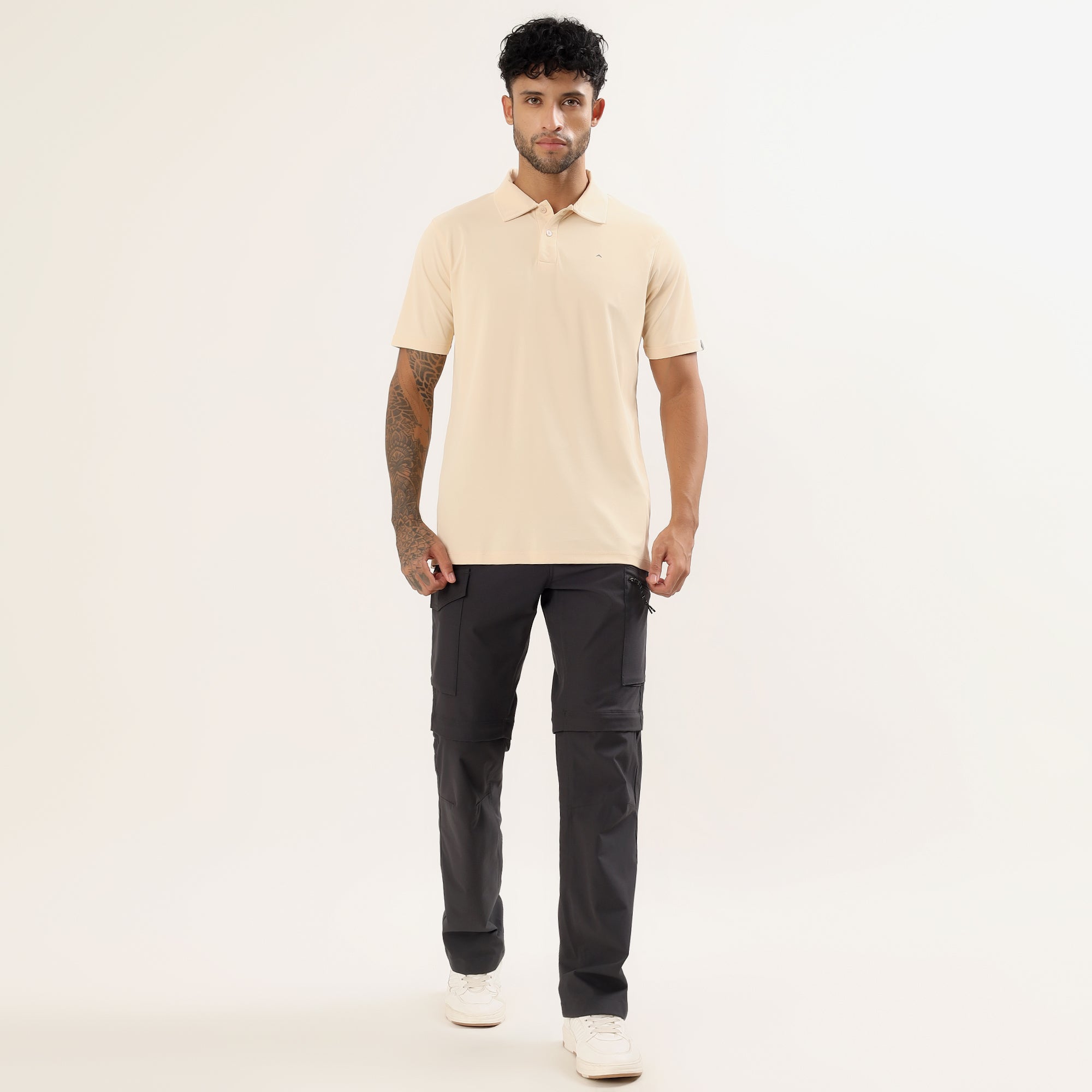 Polo T-Shirt Lightweight, Quick-Dry | ADP101 | Beige-thumbmail-3