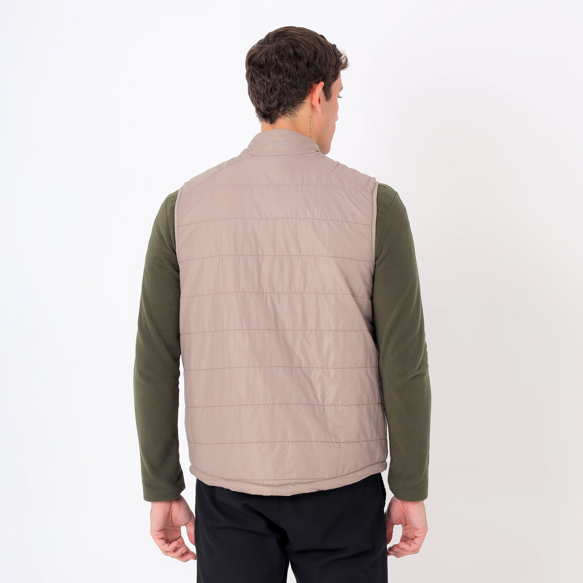 Men's Lightweight Packable Jacket - Water-Repellent (WH200) – Beige-thumbmail-2