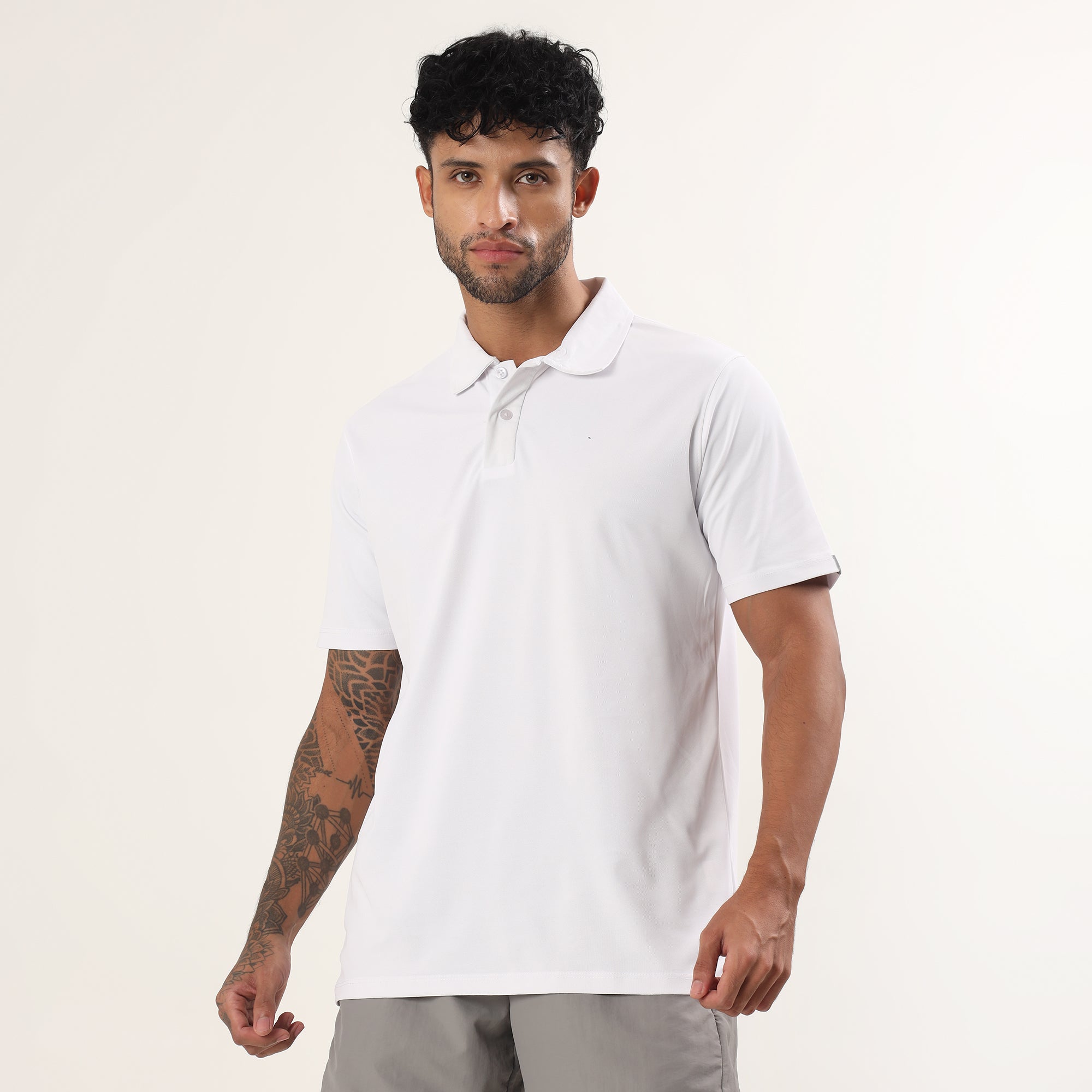 Polo T-Shirt Lightweight, Quick-Dry | ADP101 | White-thumbmail-3