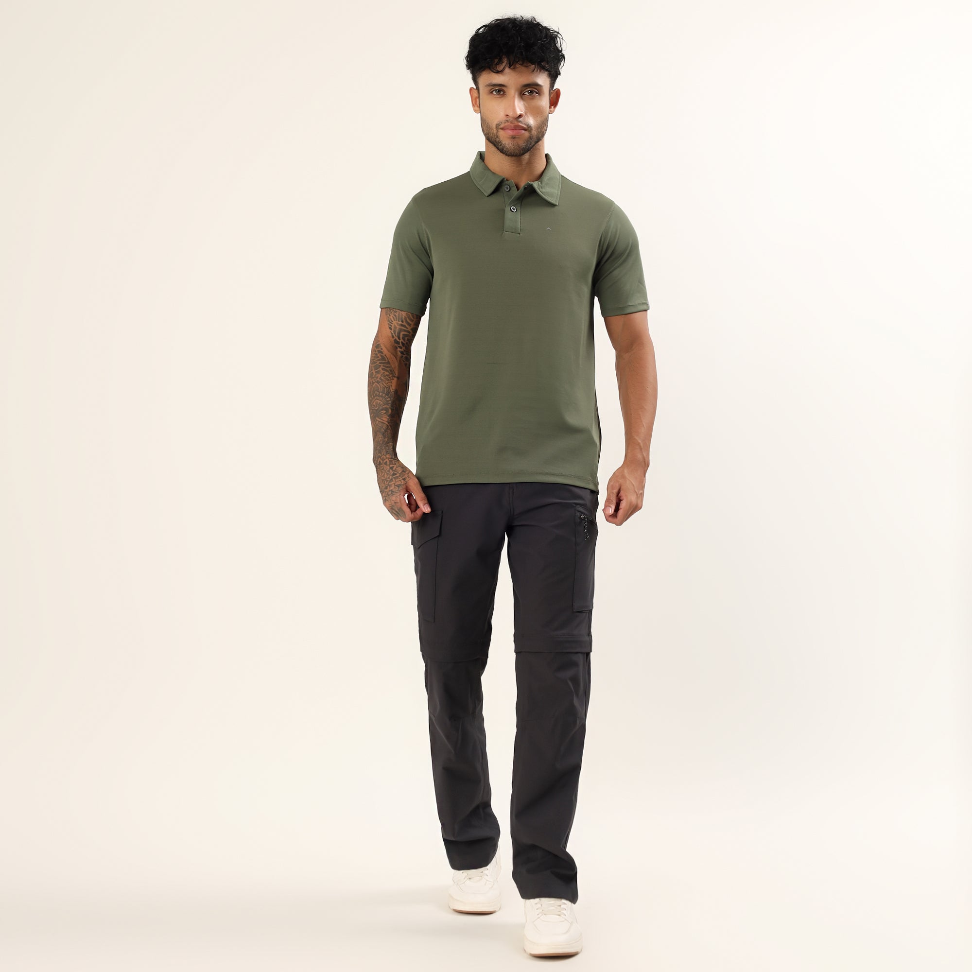 Polo T-Shirt Lightweight, Quick-Dry | ADP102 | Olive-thumbmail-3