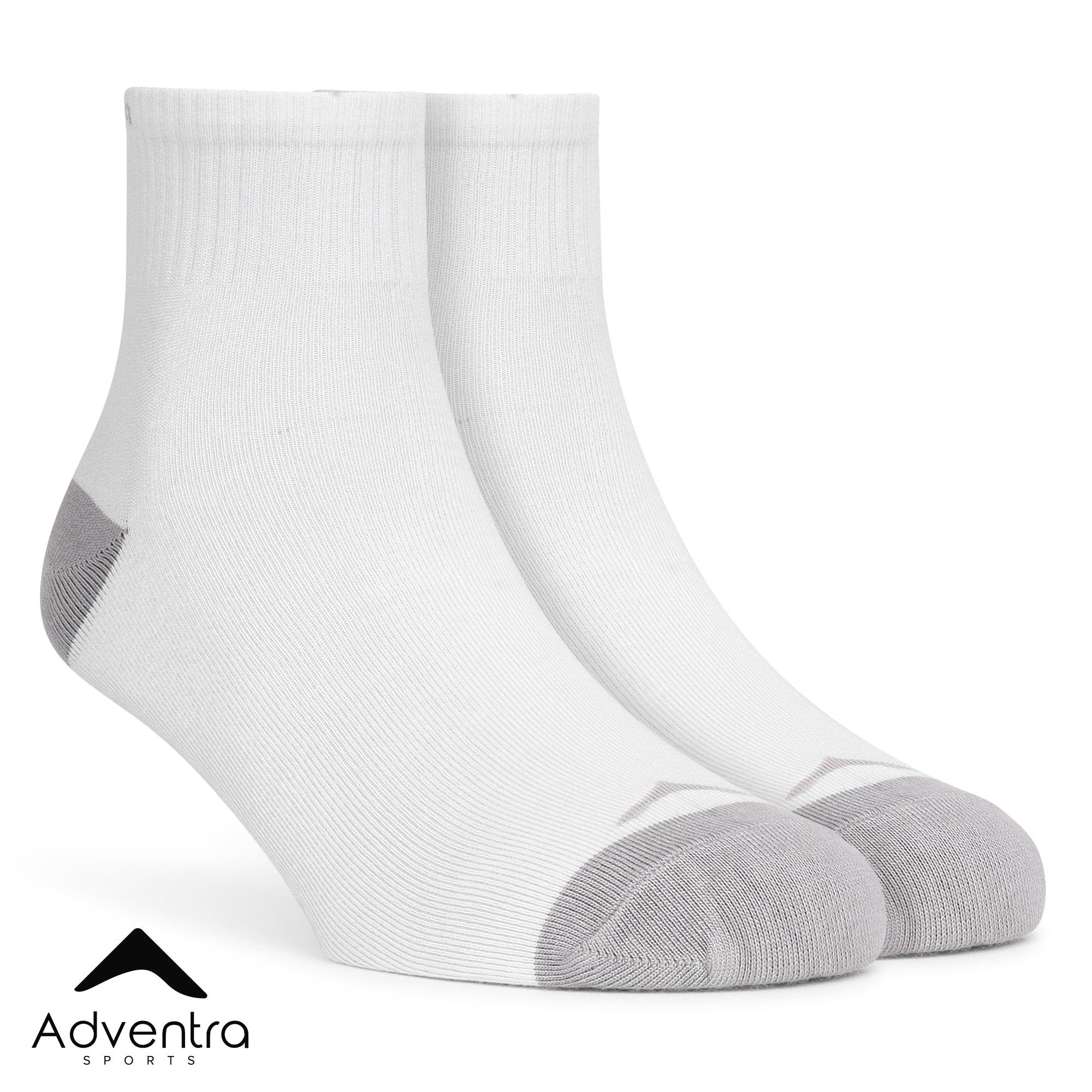 Mid Ankle Socks - Pack of 2 (BS500) - White - Blue-thumbmail-5