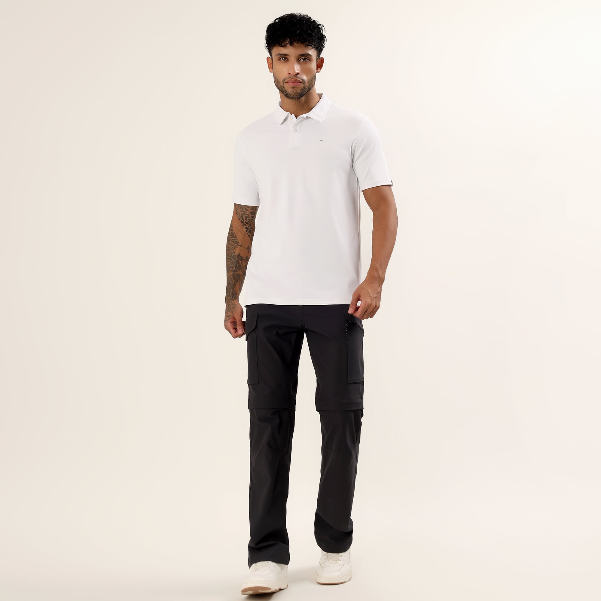 Polo T-Shirt Lightweight, Quick-Dry | ADP102 | White-thumbmail-3
