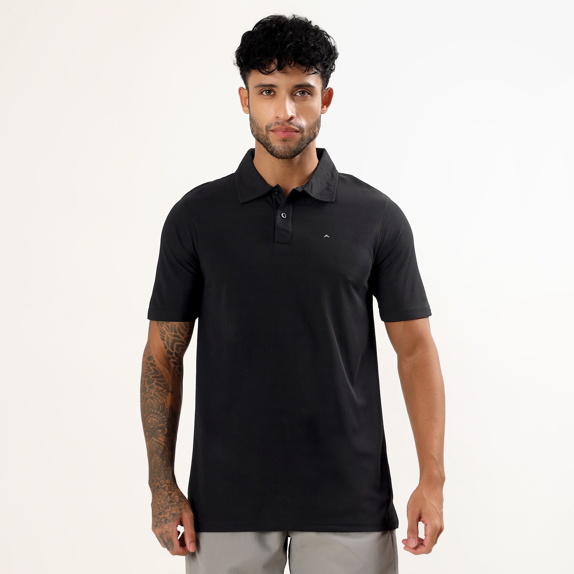 Polo T-Shirt Lightweight, Quick-Dry | ADP101 | Black-thumbmail-3