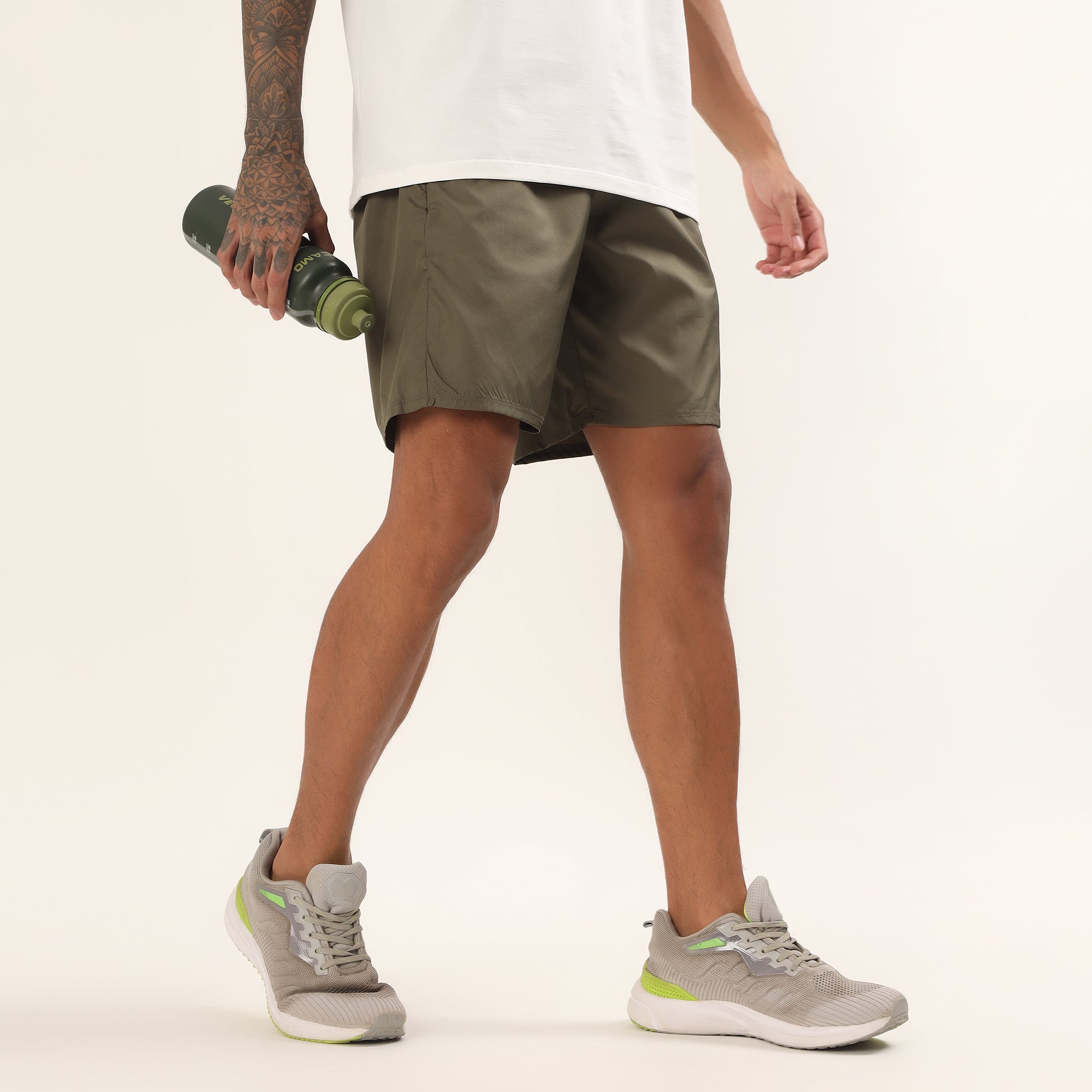 Adventra Running Shorts Lightweight, Quick-Dry | RS1000| Olive Green-thumbmail-3