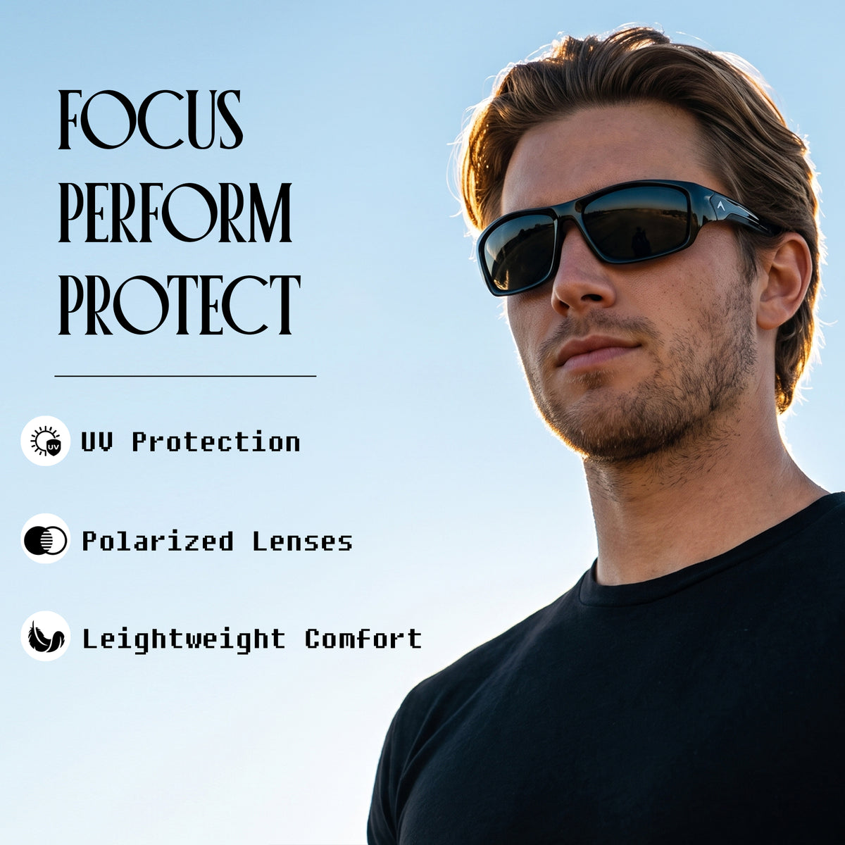 Anti-UV Cat 4 Impact Resistant Hiking Sunglasses – WH1101 – Black-thumbmail-4
