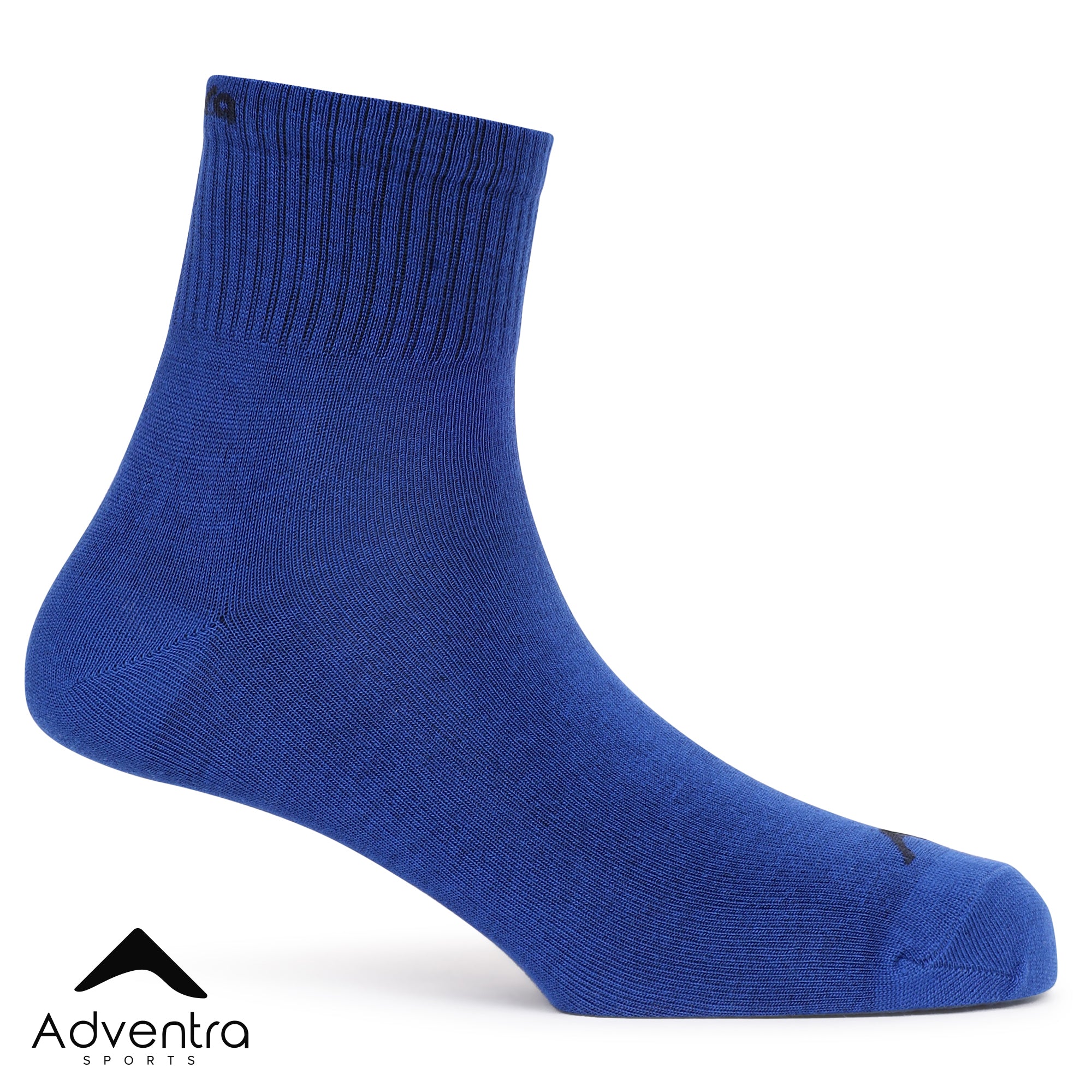 Mid Ankle Socks - Pack of 2 (BS500) - Blue-Black-thumbmail-6