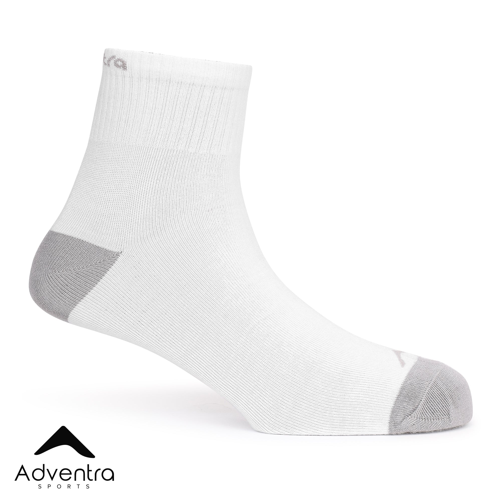 Mid Ankle Socks - Pack of 2 (BS500) - White - Blue-thumbmail-6