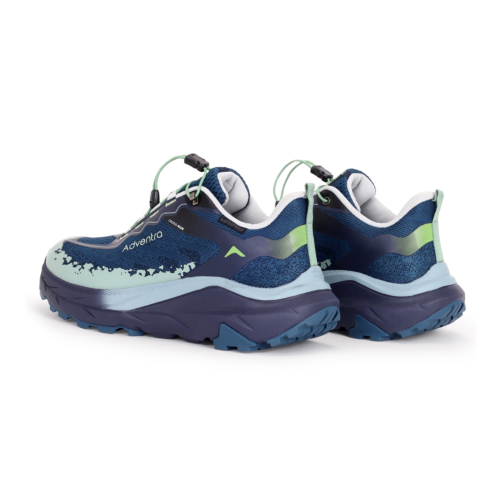 Waterproof Trail Running Ultra Grip Shoes, Quick-Lace (TR2014) – Blue-Green-thumbmail-7