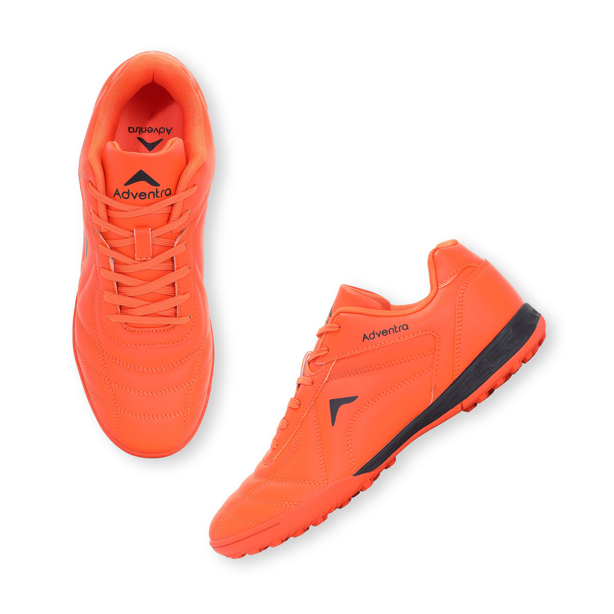 Men's Football Shoes with Turf Grip Rubber Outsole for Training and Matches (FB500) Orange-thumbmail-5