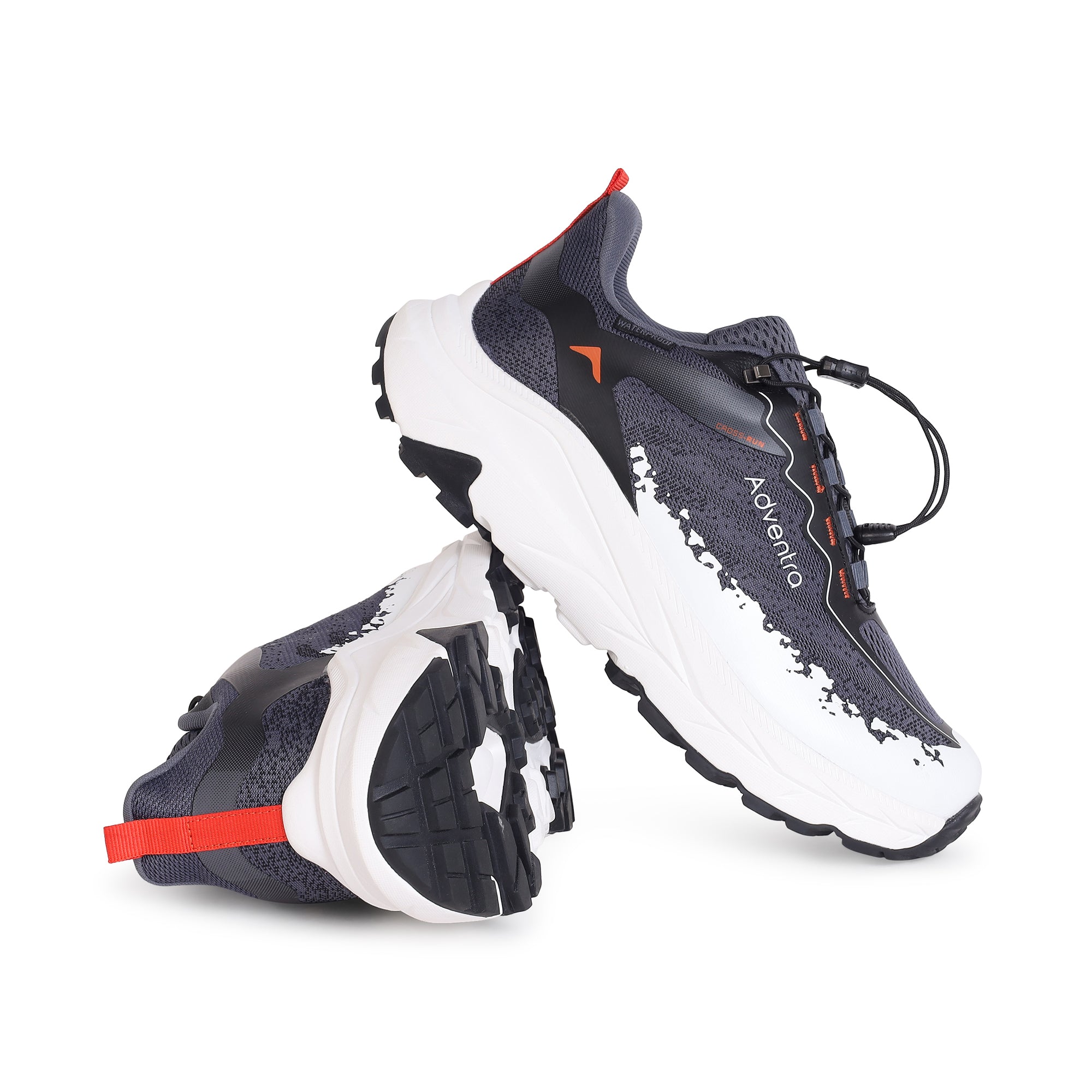 Waterproof Trail Running Ultra Grip Shoes, Quick-Lace (TR2014) – Navy-White-thumbmail-7