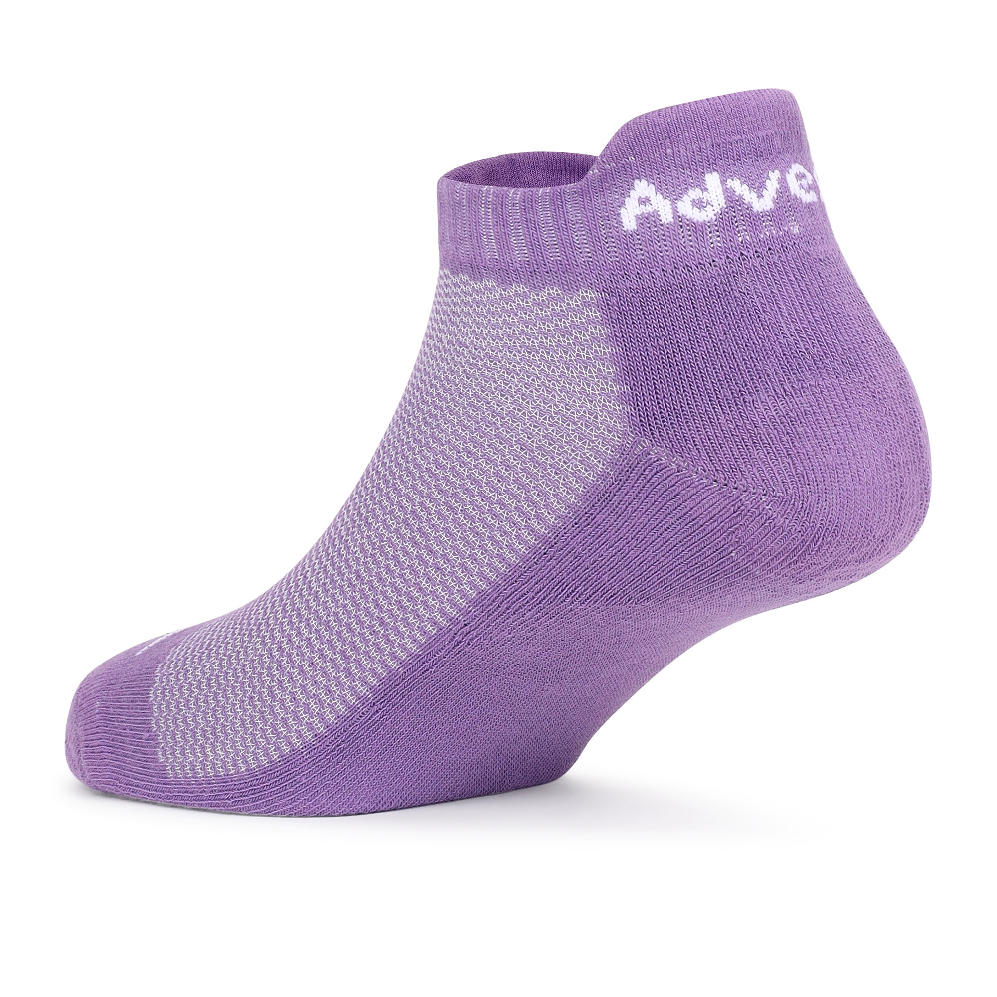 Low Ankle Cotton Socks for women – Pack of 2 (ES300) – White and Purple-thumbmail-7