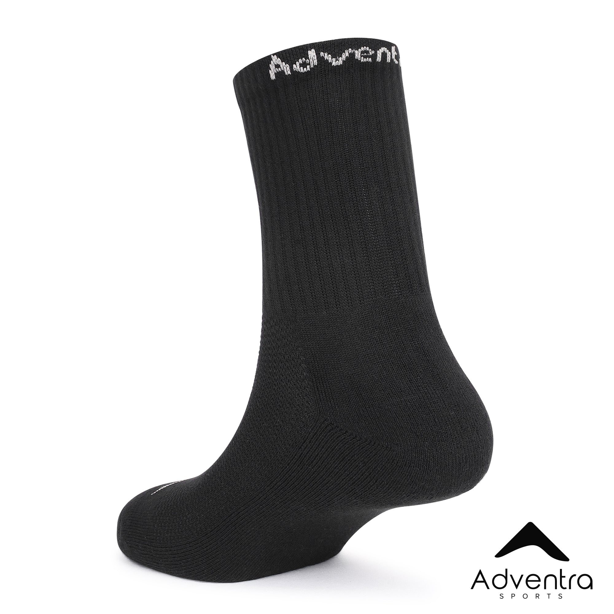 High Ankle Socks - Pack of 2 (ES500) - Black and White-thumbmail-6