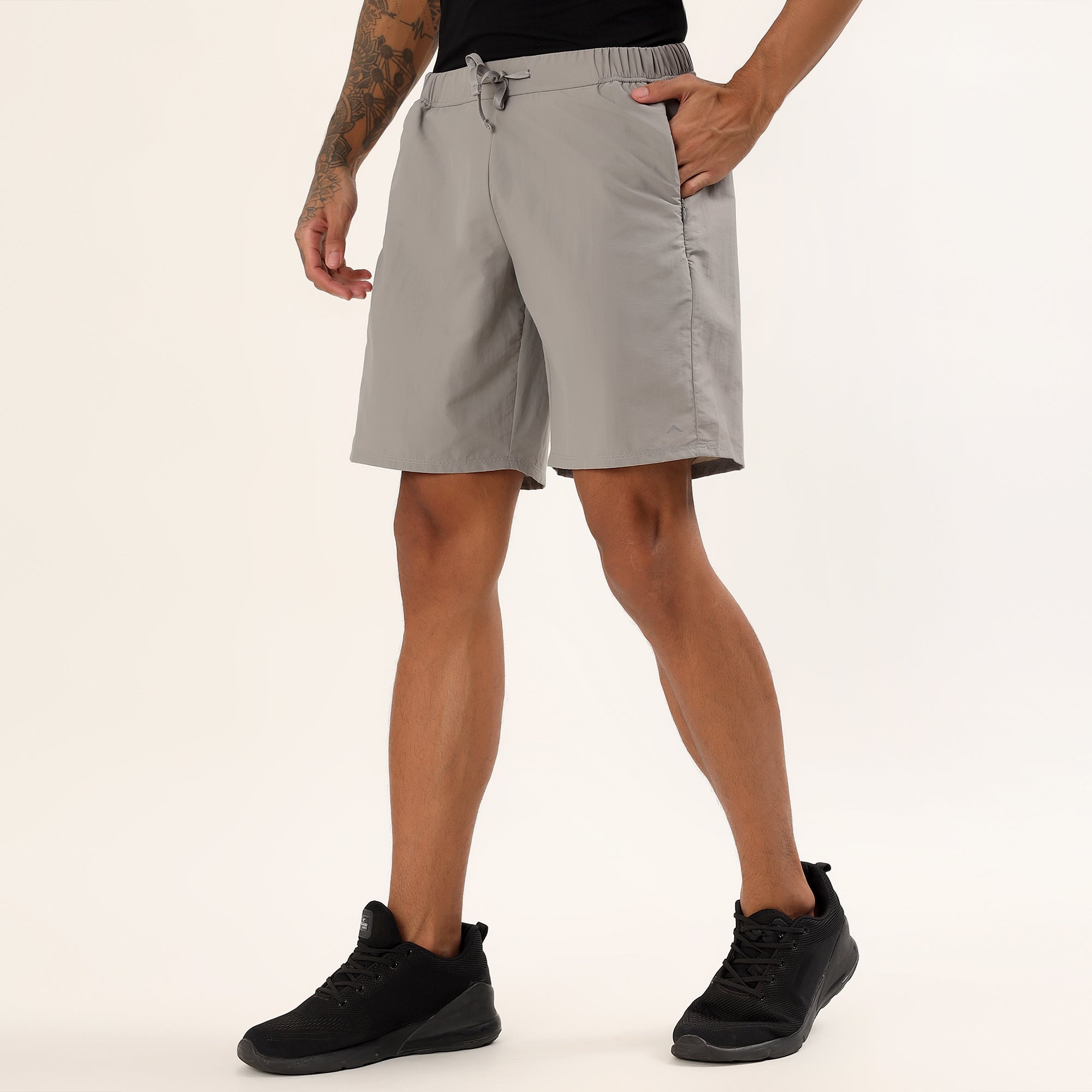 Adventra Running Shorts Lightweight, Quick-Dry | RS1000| Grey-thumbmail-4