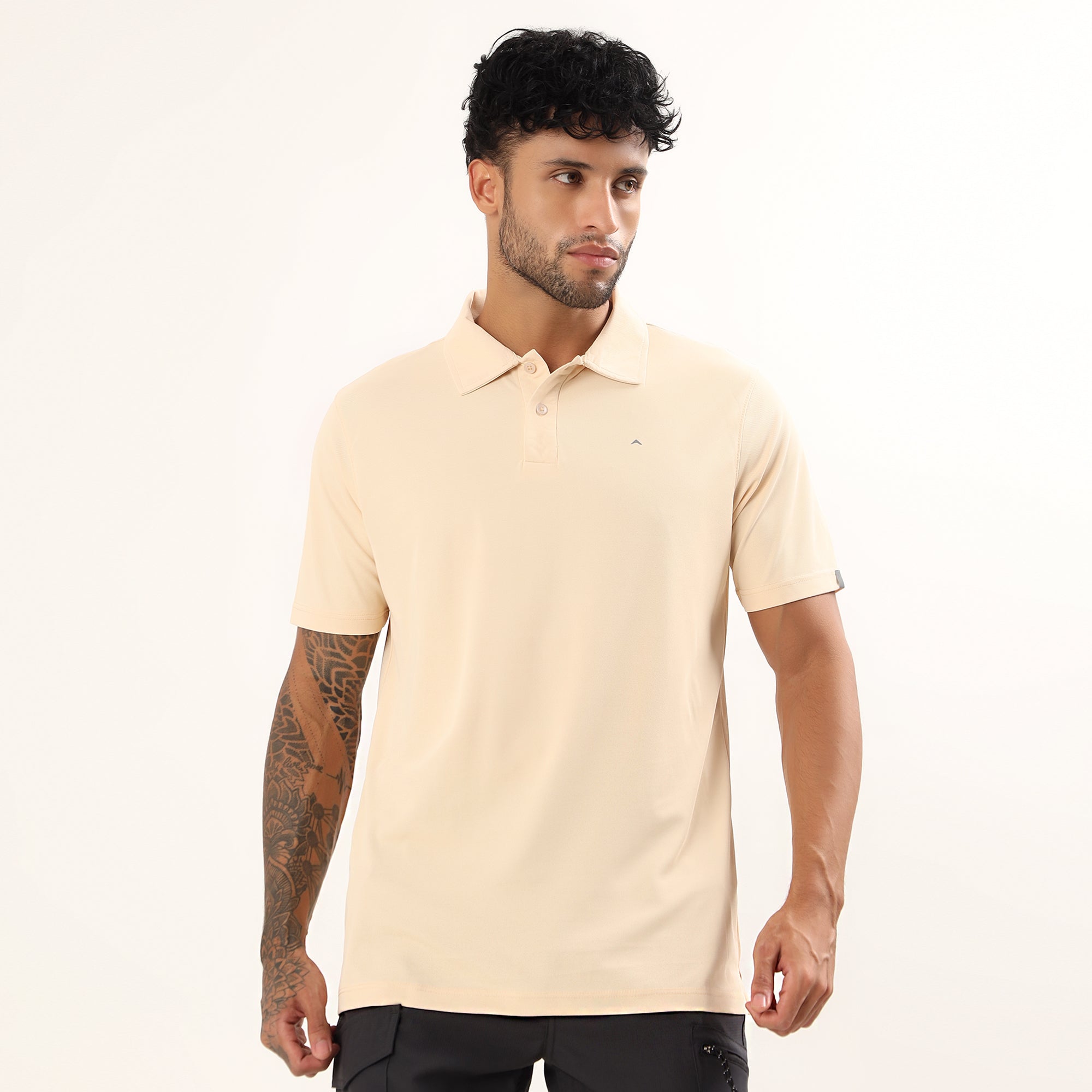 Polo T-Shirt Lightweight, Quick-Dry | ADP101 | Beige-thumbmail-4