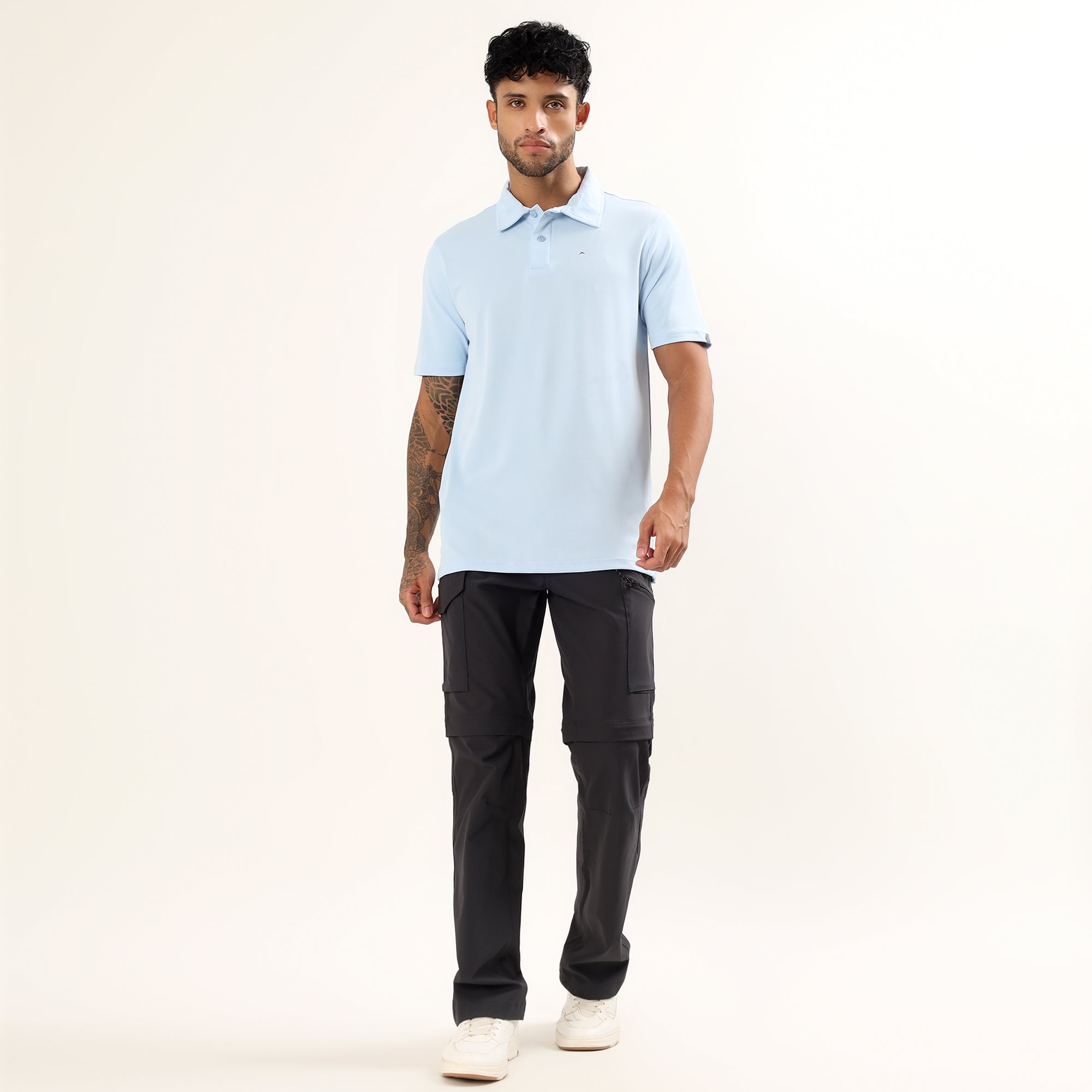 Polo T-Shirt Lightweight, Quick-Dry | ADP102 | Light Blue-thumbmail-4