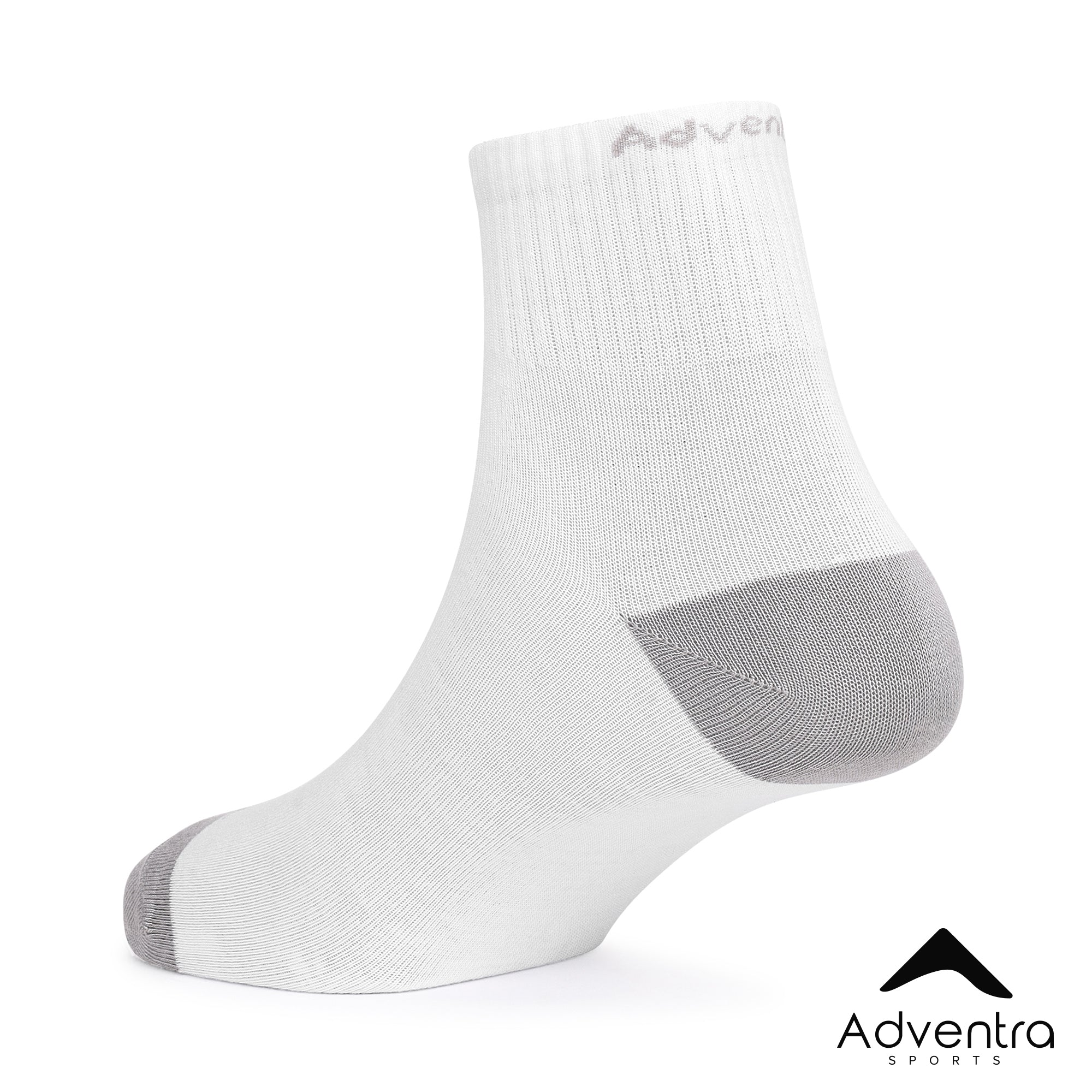 Mid Ankle Socks - Pack of 2 (BS500) - White - Blue-thumbmail-7