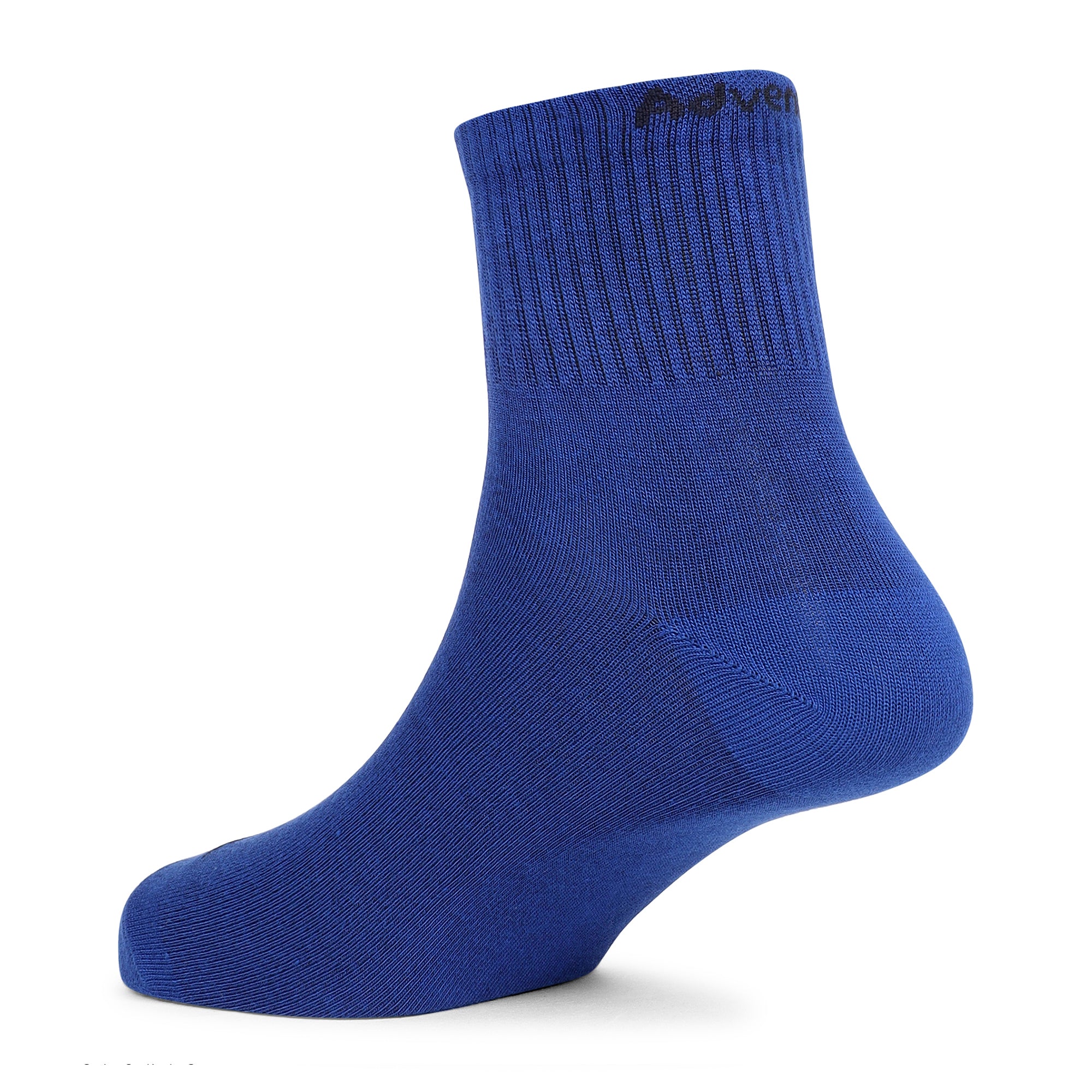 Mid Ankle Cotton Socks - Pack of 2 (BS500) - Blue-Black-thumbmail-7