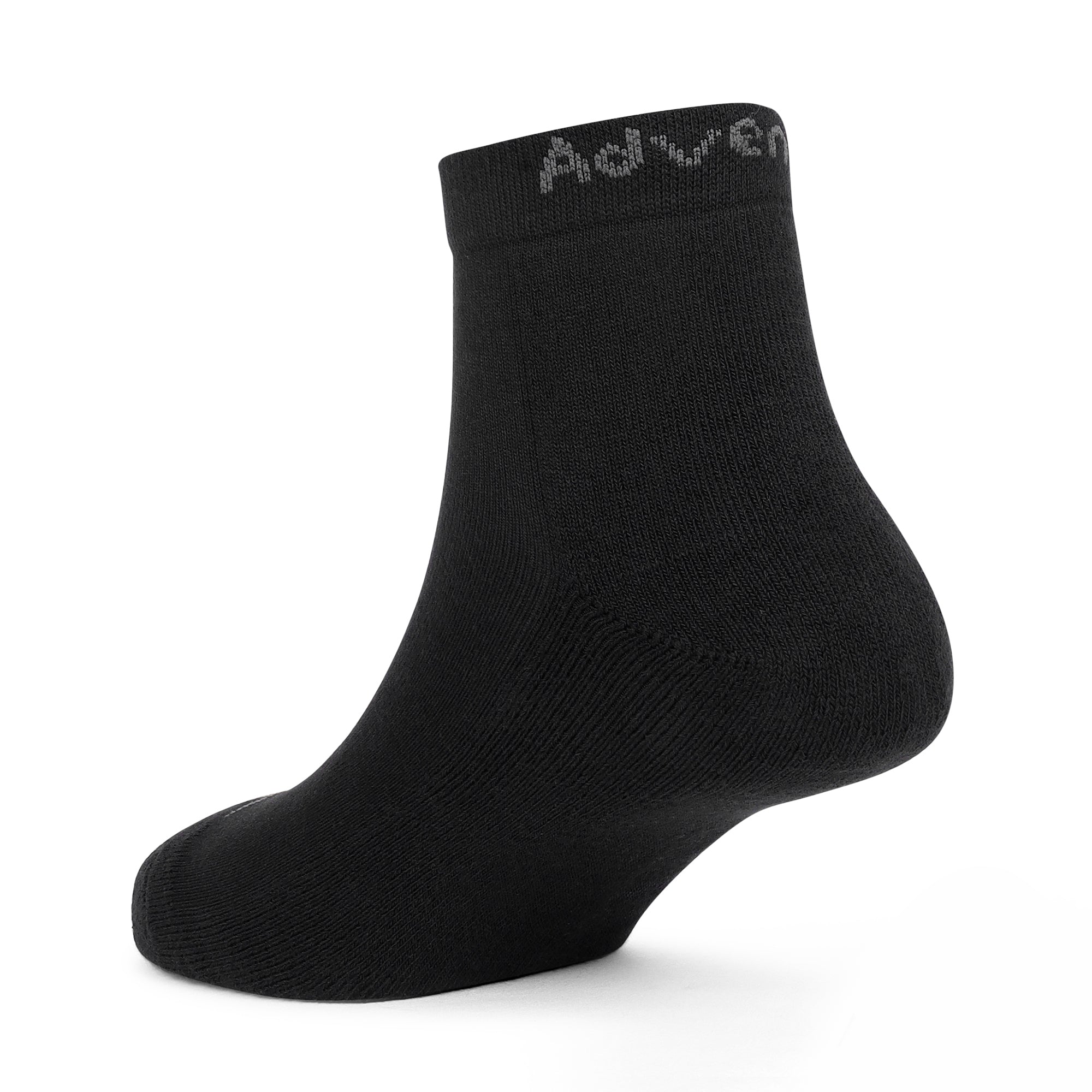 Low Ankle Cotton Socks – Pack of 2 (ES500) – Black and White-thumbmail-7