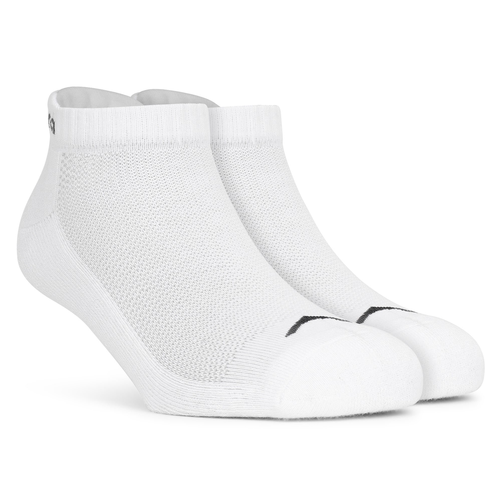 Low Ankle Cotton Socks for women – Pack of 2 (ES300) – White and Purple-thumbmail-8