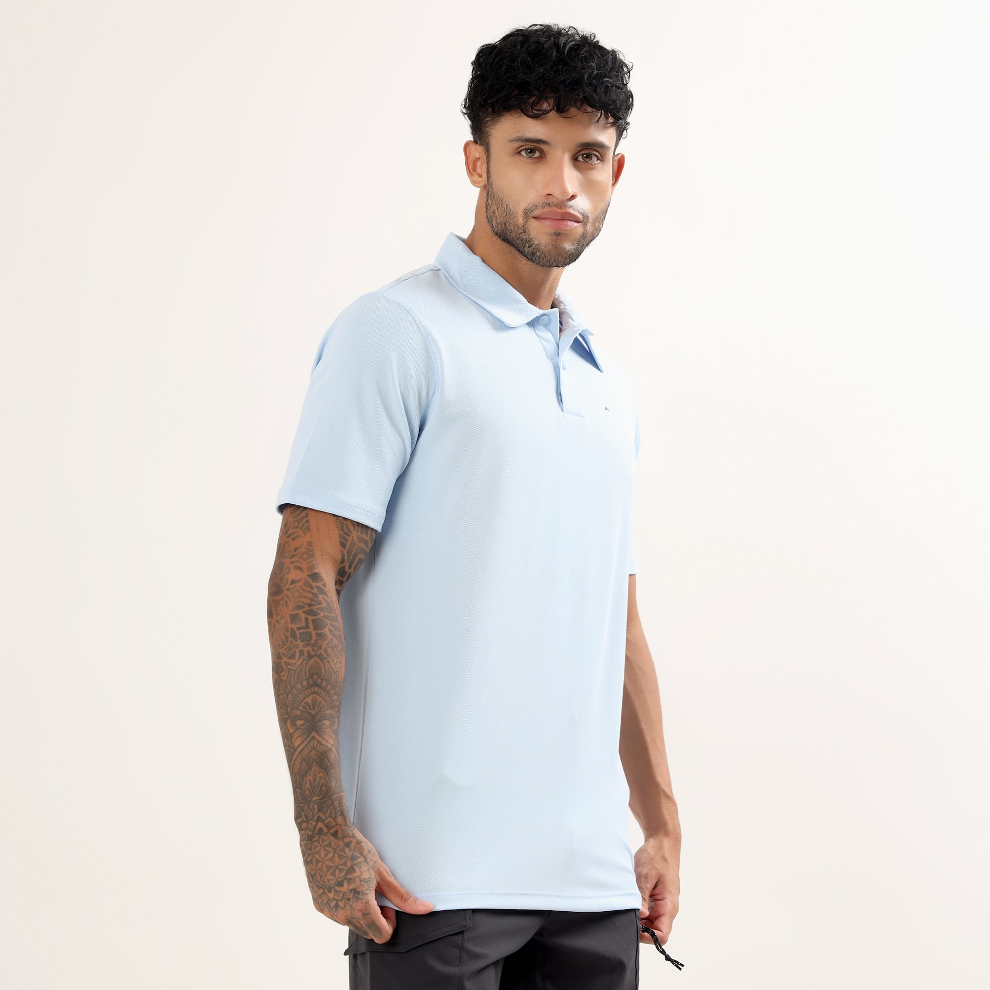 Polo T-Shirt Lightweight, Quick-Dry | ADP102 | Light Blue-thumbmail-5