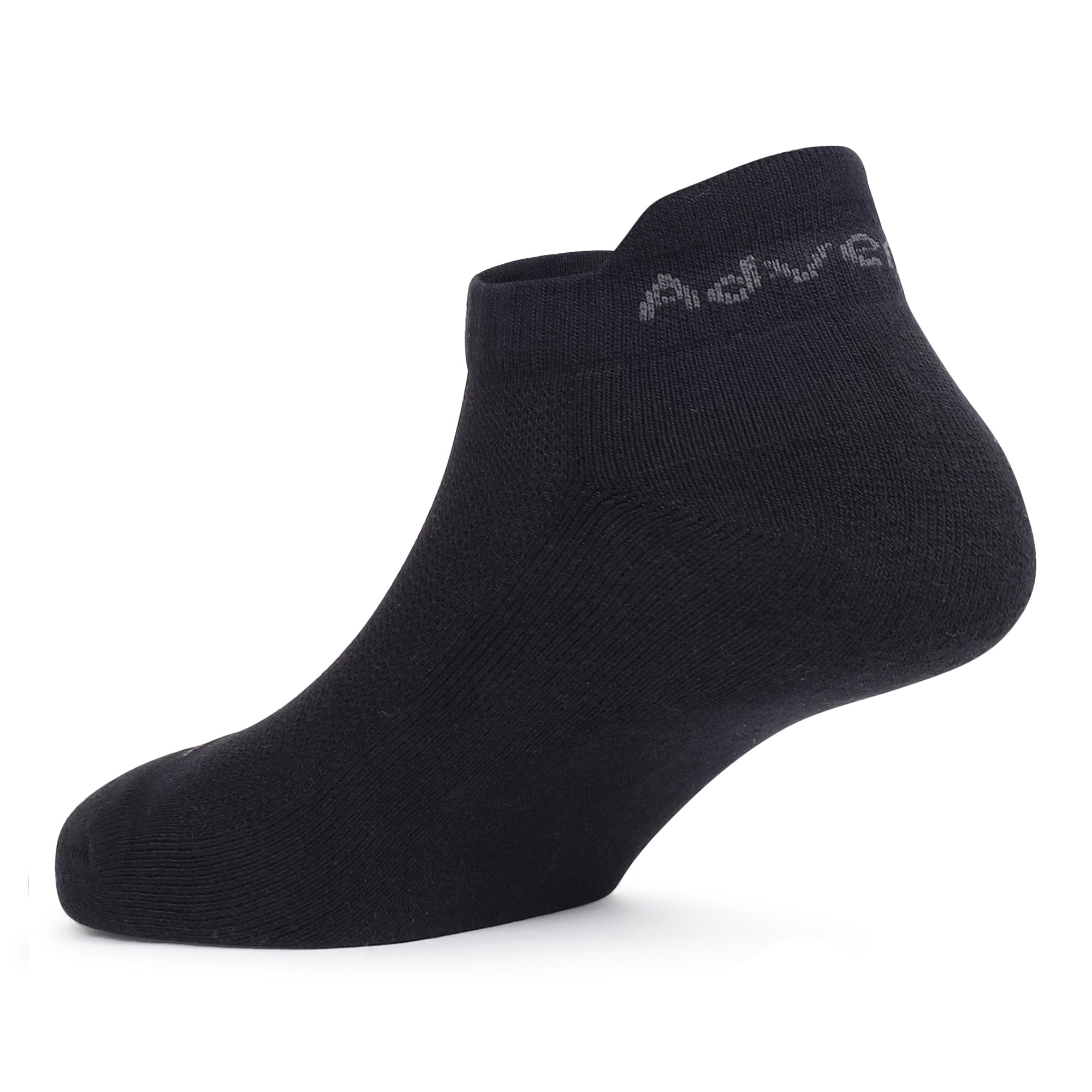 Adventra Women Low Ankle Cotton Socks - 2 Pairs | Unisex | ES300 | Black-White-thumbmail-7