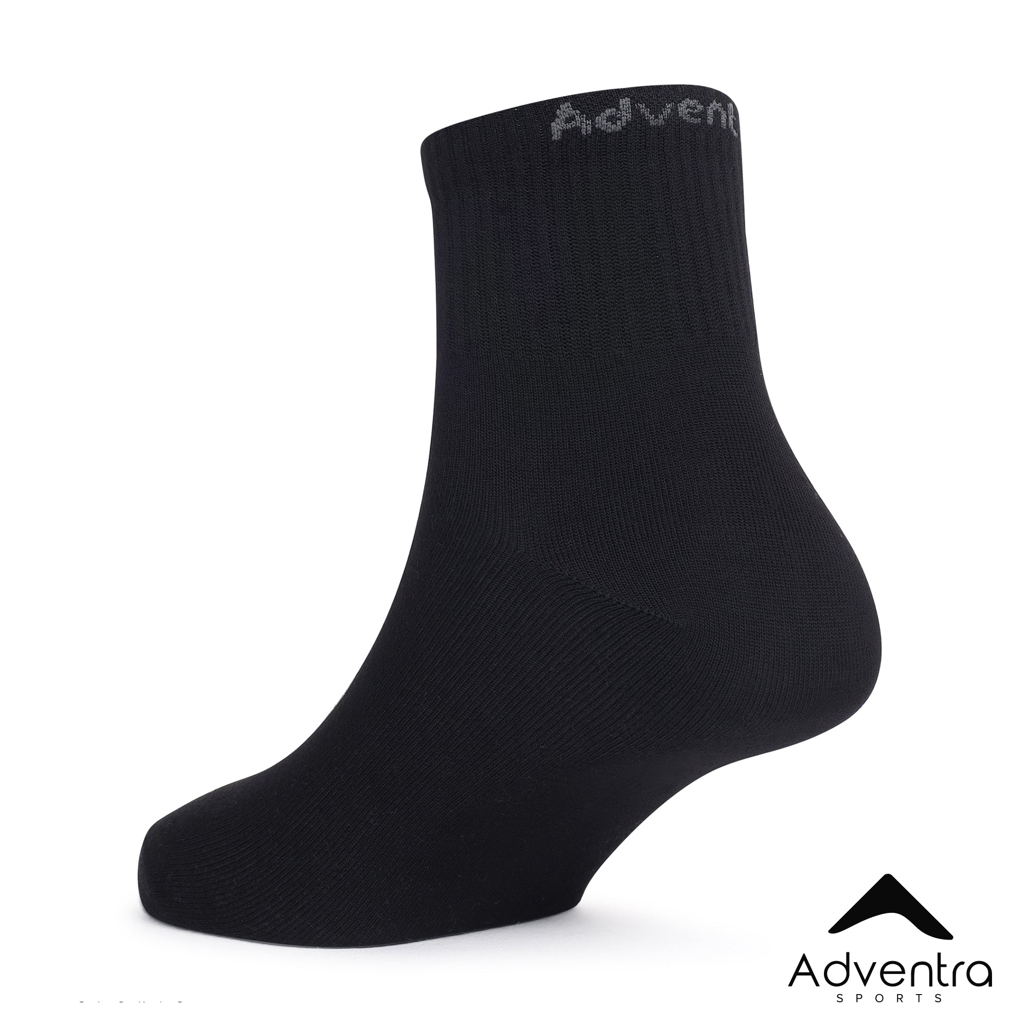 Mid Ankle Socks - Pack of 2 (BS500) -White-Black-thumbmail-7