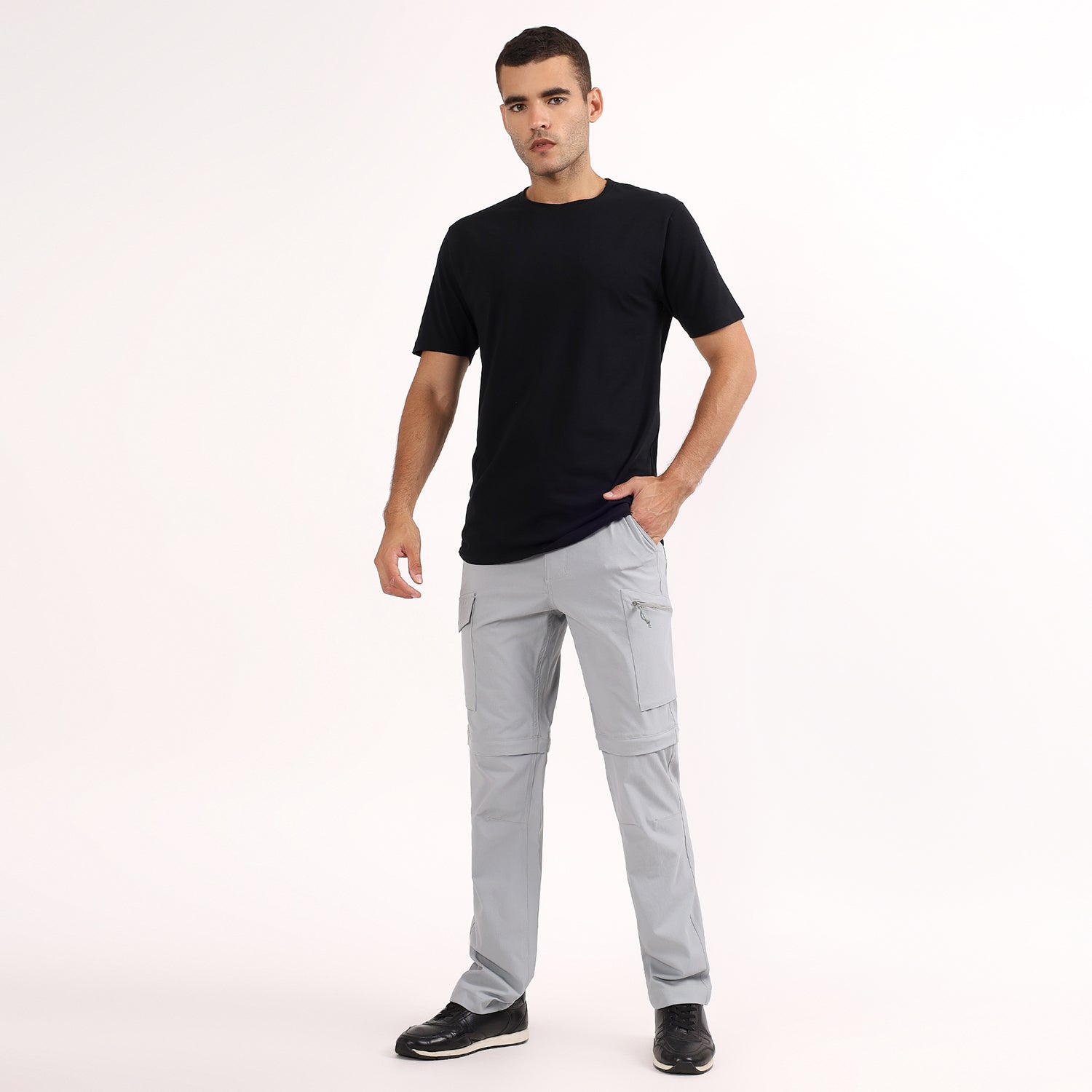 Convertible Cargo Pant Lightweight, Multi-Pocket | AS1000 | Grey-thumbmail-6